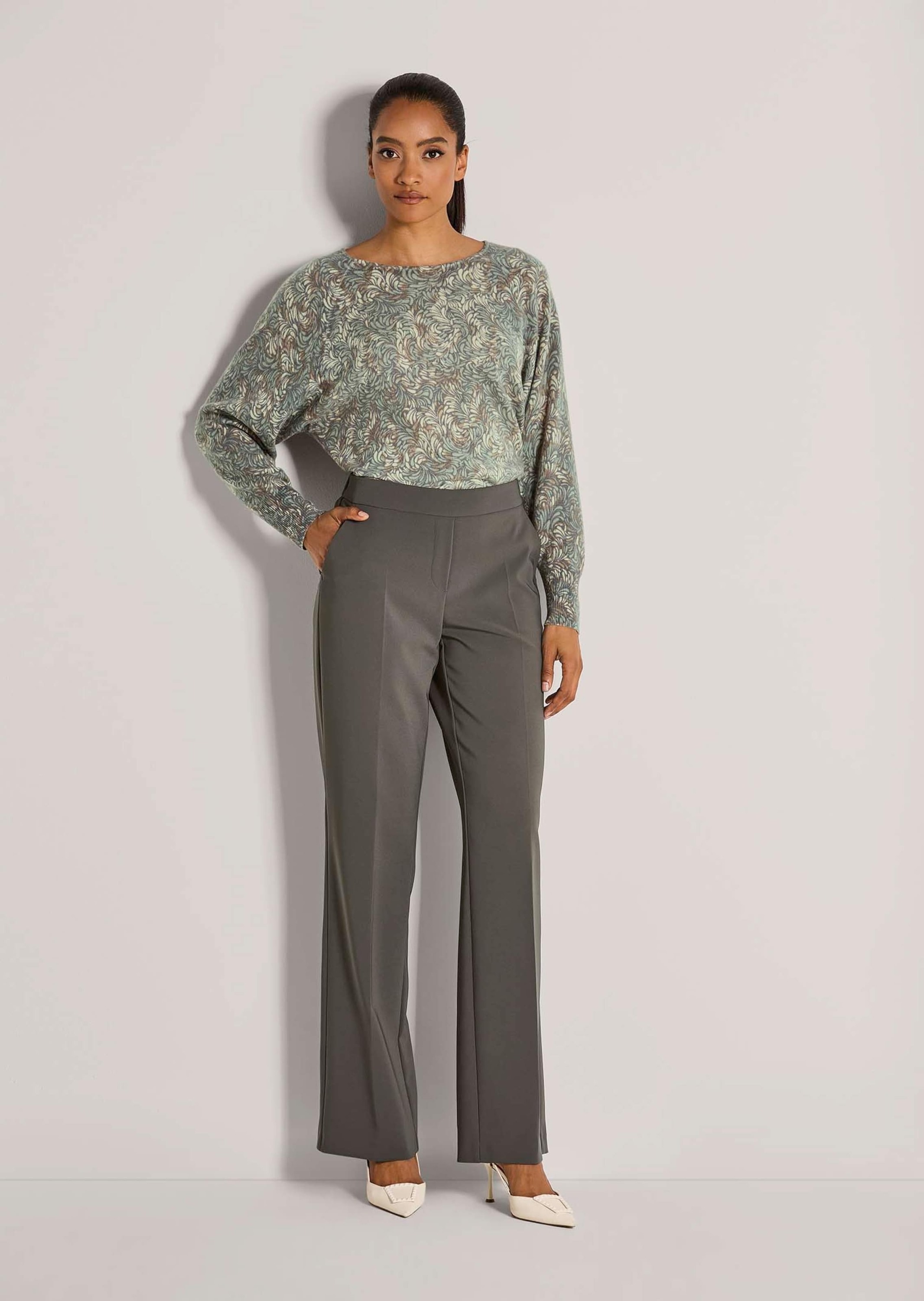 MADELEINE Stoffhose "Schlupfhose Elegante Damenhose mit Bügelfalten" günstig online kaufen