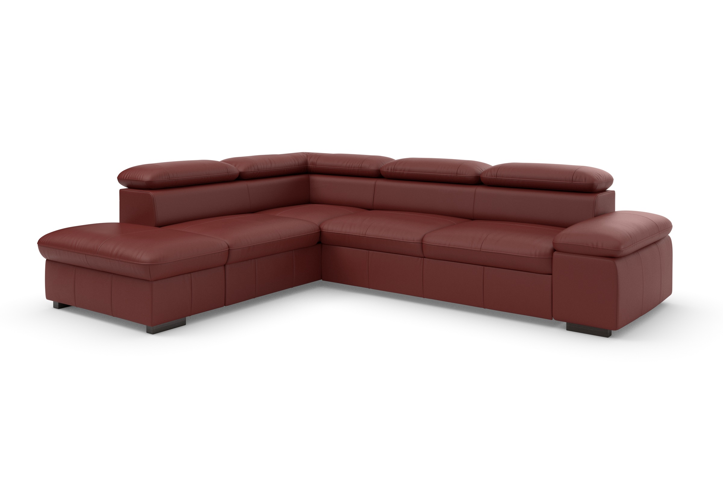 Home affaire Ecksofa »Alberto L-Form«, mit Kopfteilverstellung, wahlweise mit Bettfunktion