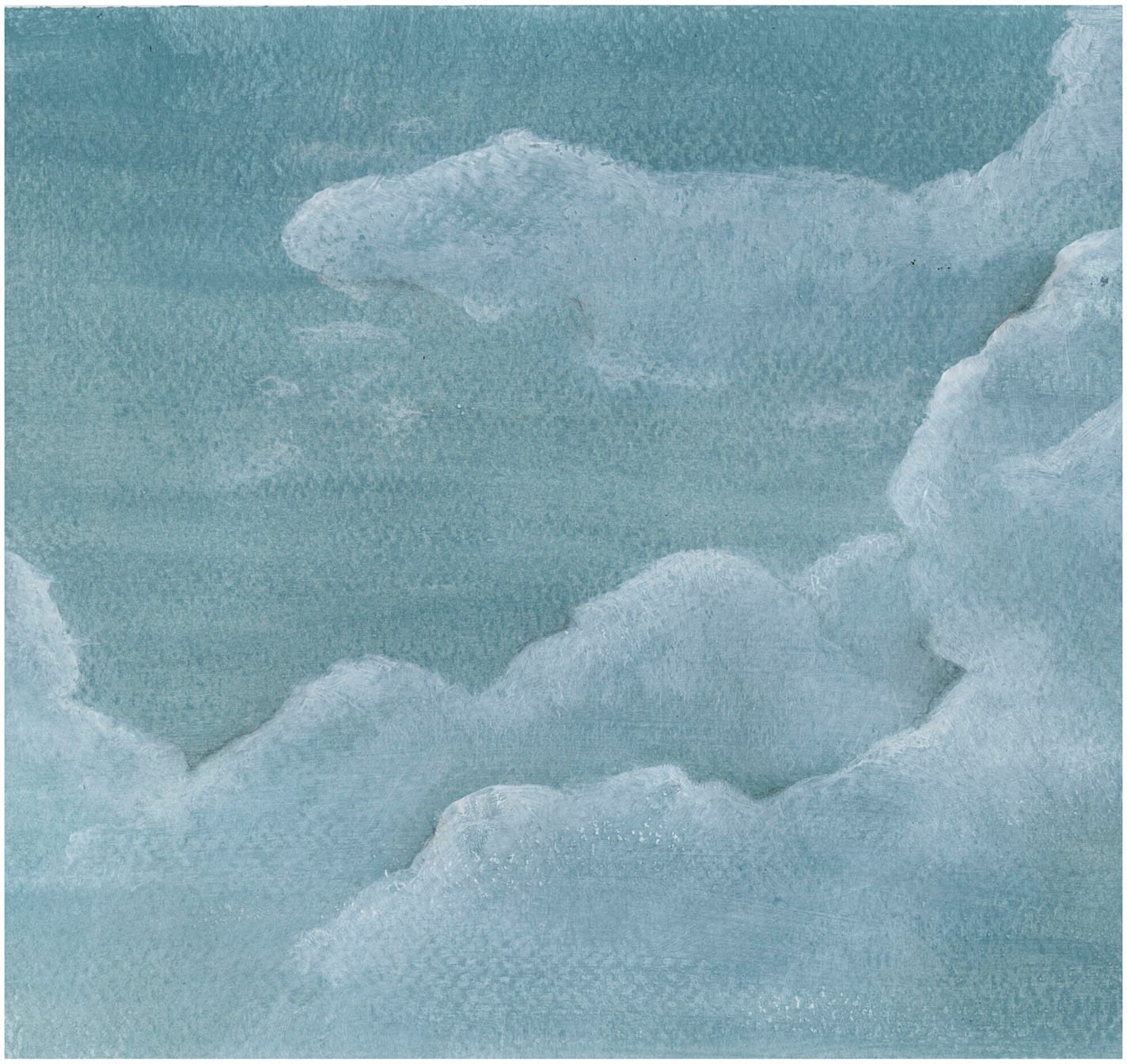 vtwonen Fototapete »Wolken«, 3D-Optik, Blau - 318x300cm