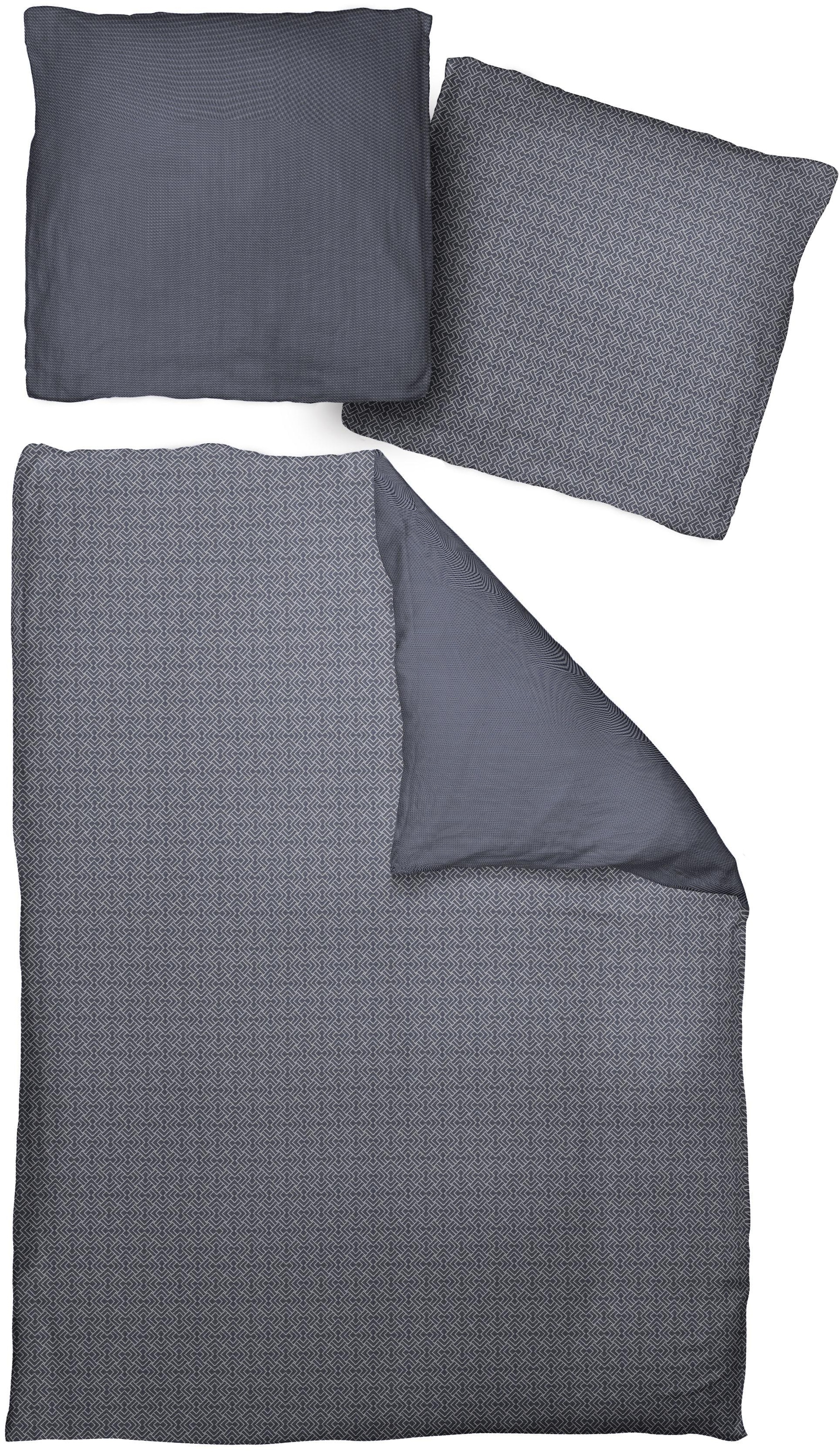 Adam Bettwäsche "Graphic Ventusl light" 2 Stk. aus 100 % Bio-Baumwolle, 2 t günstig online kaufen