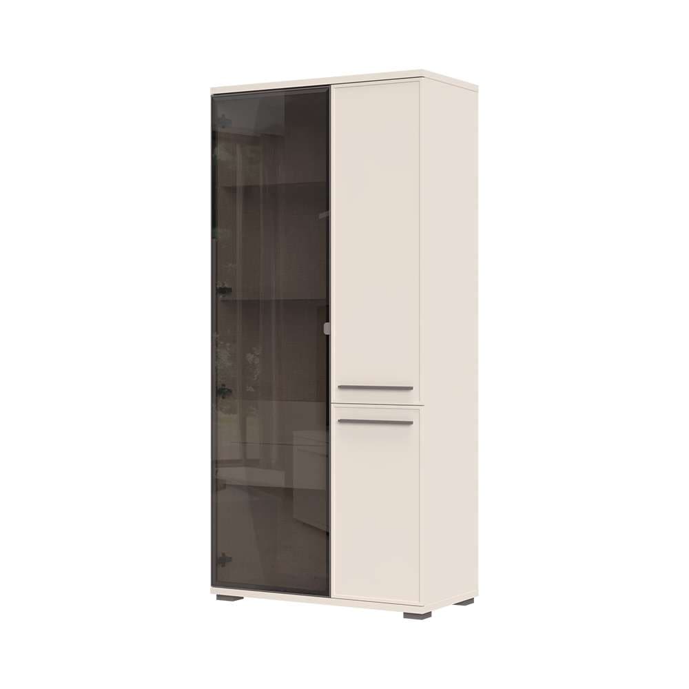 PLACES OF STYLE Vitrine »Opera, Showcase mit Parsol-Sicherheitsglas im modernen Look« UV lackiert, Soft Close Funktion, Höhenverstellbare Füße