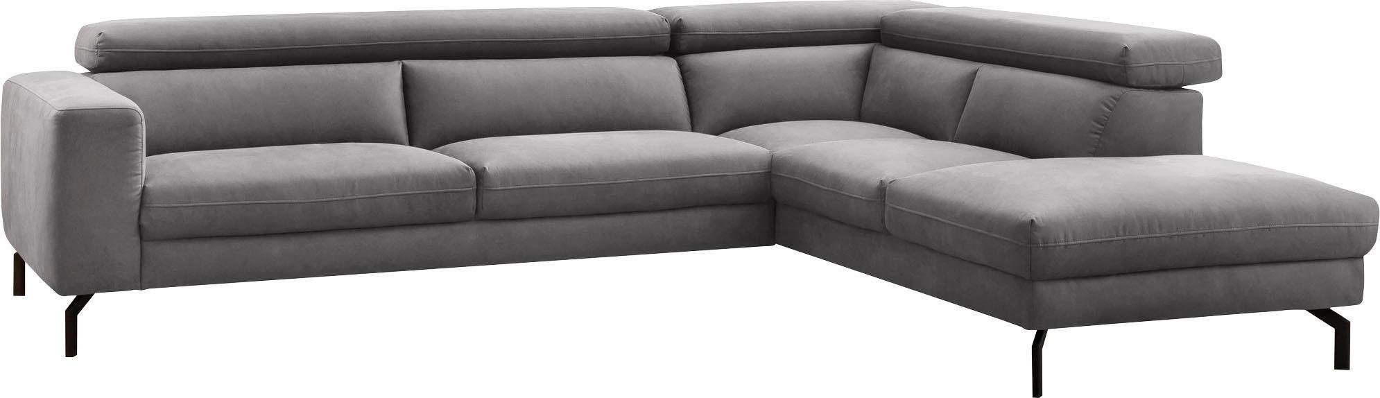 Places of Style Ecksofa "Olanta, modern und bequem, Breite 305cm, Fuß 16cm günstig online kaufen