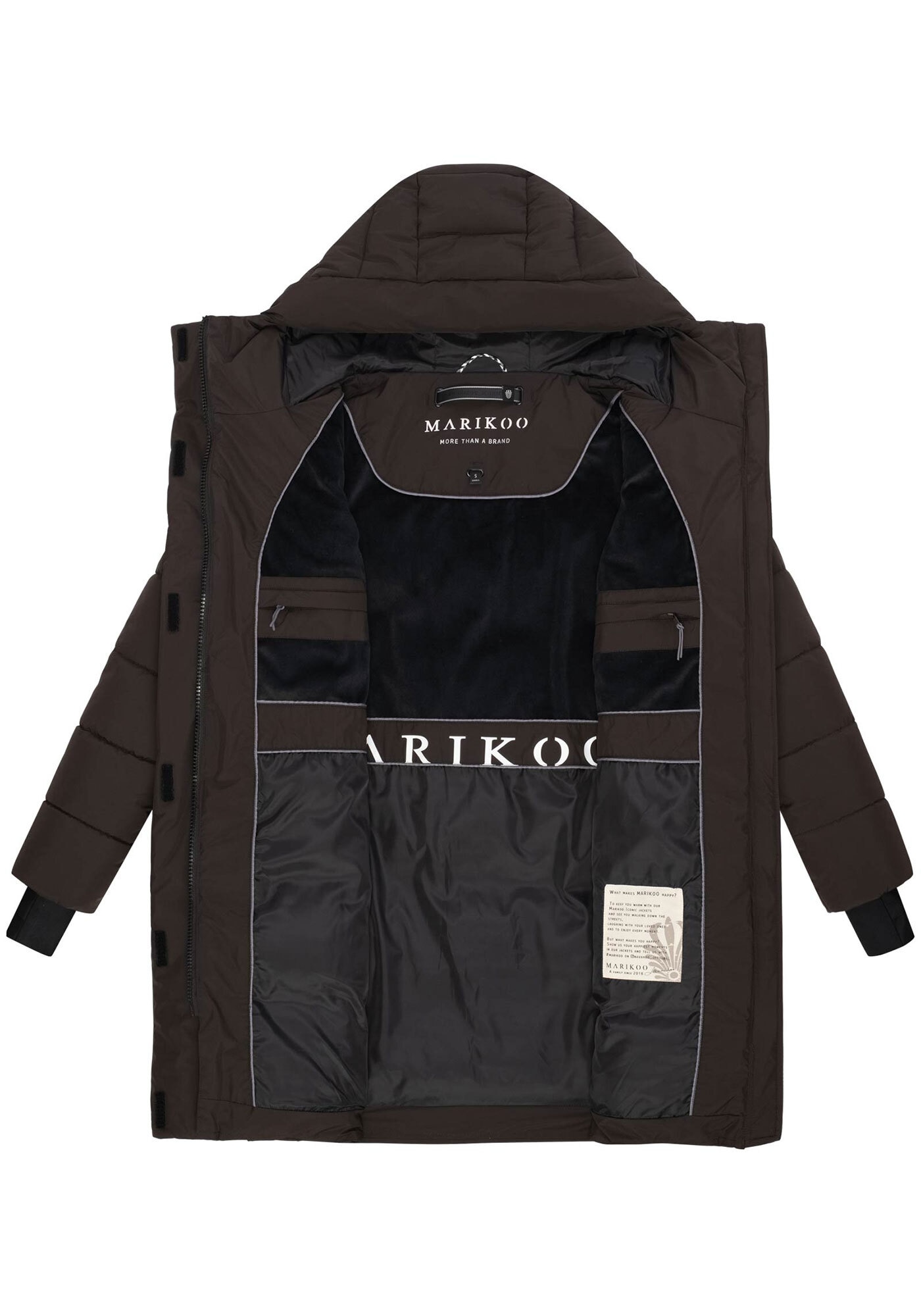 Marikoo Winterjacke »Kaituu XVI«, mit großer Kapuze