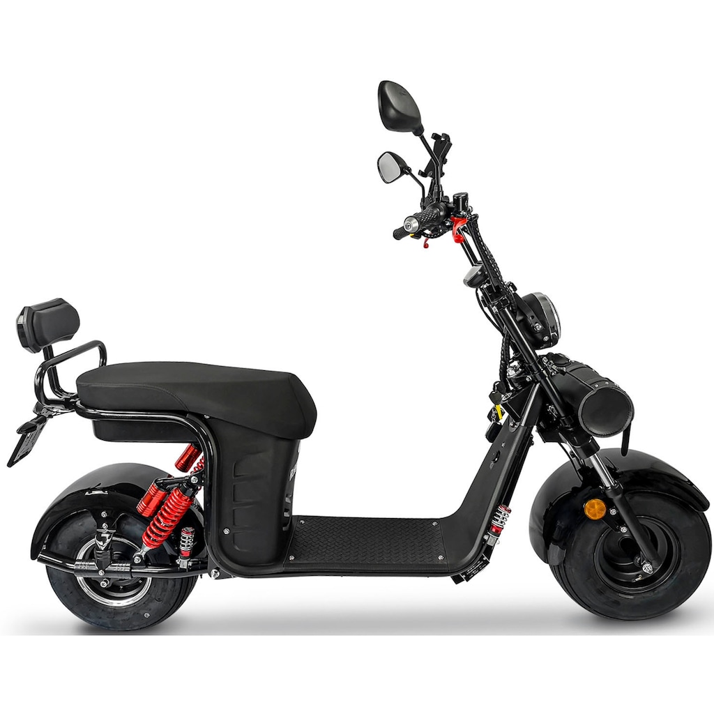 Rolektro E-Motorroller »E-Cruiser 45 Lithium, Schwarz, 60V-20Ah Akku, 1500 Watt«