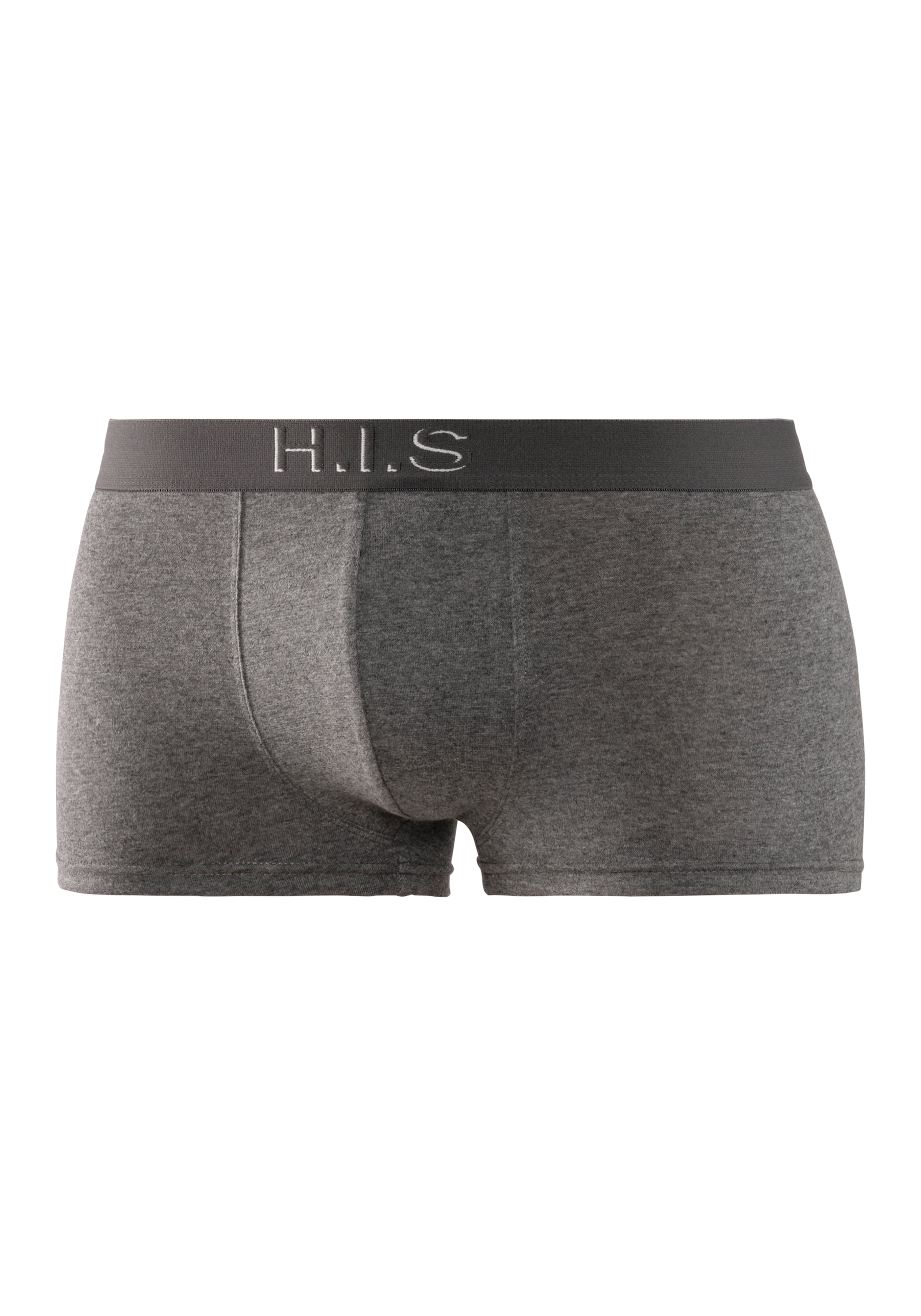 H.I.S Hipster, (Packung, 5 St.), knapp sitzende Boxershorts am Webbund mit Logoschriftzug mit 3D Effekt