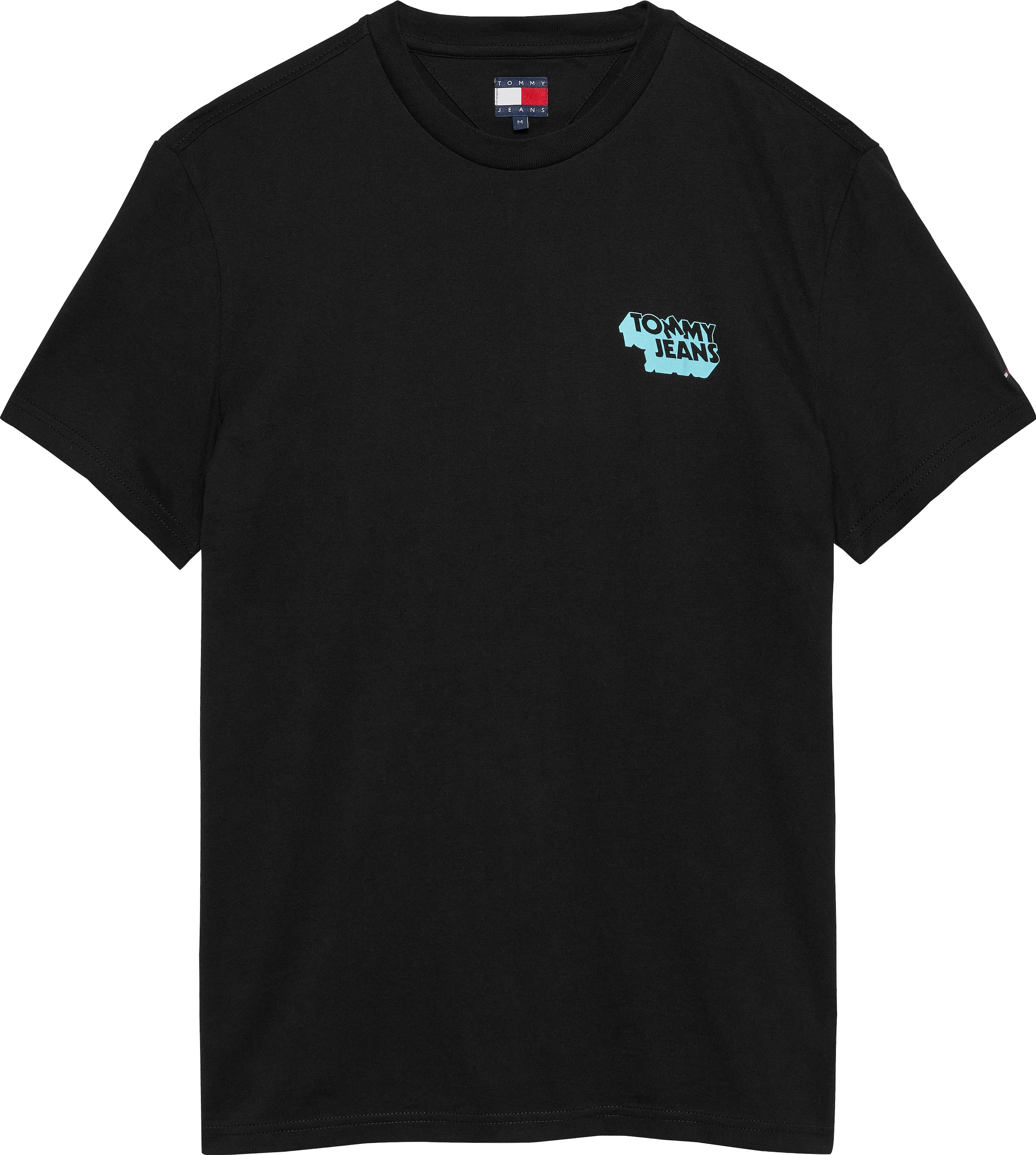 Tommy Jeans T-Shirt »TJM SLIM STACK LOGO TEE EXT«, Mit Rundhalsausschnitt
