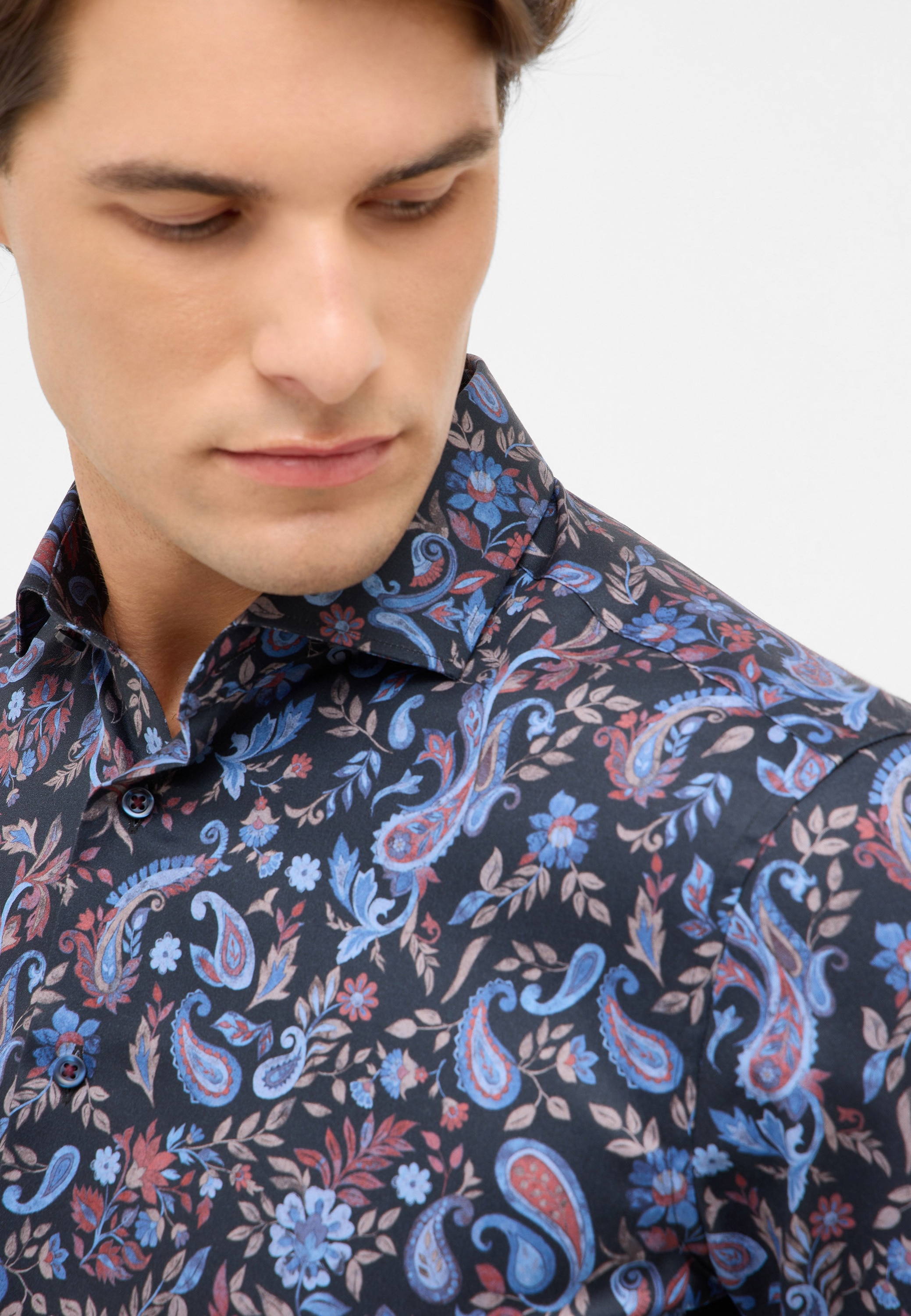 Eterna Langarmhemd »SLIM FIT«, NON IRON (bügelfrei)