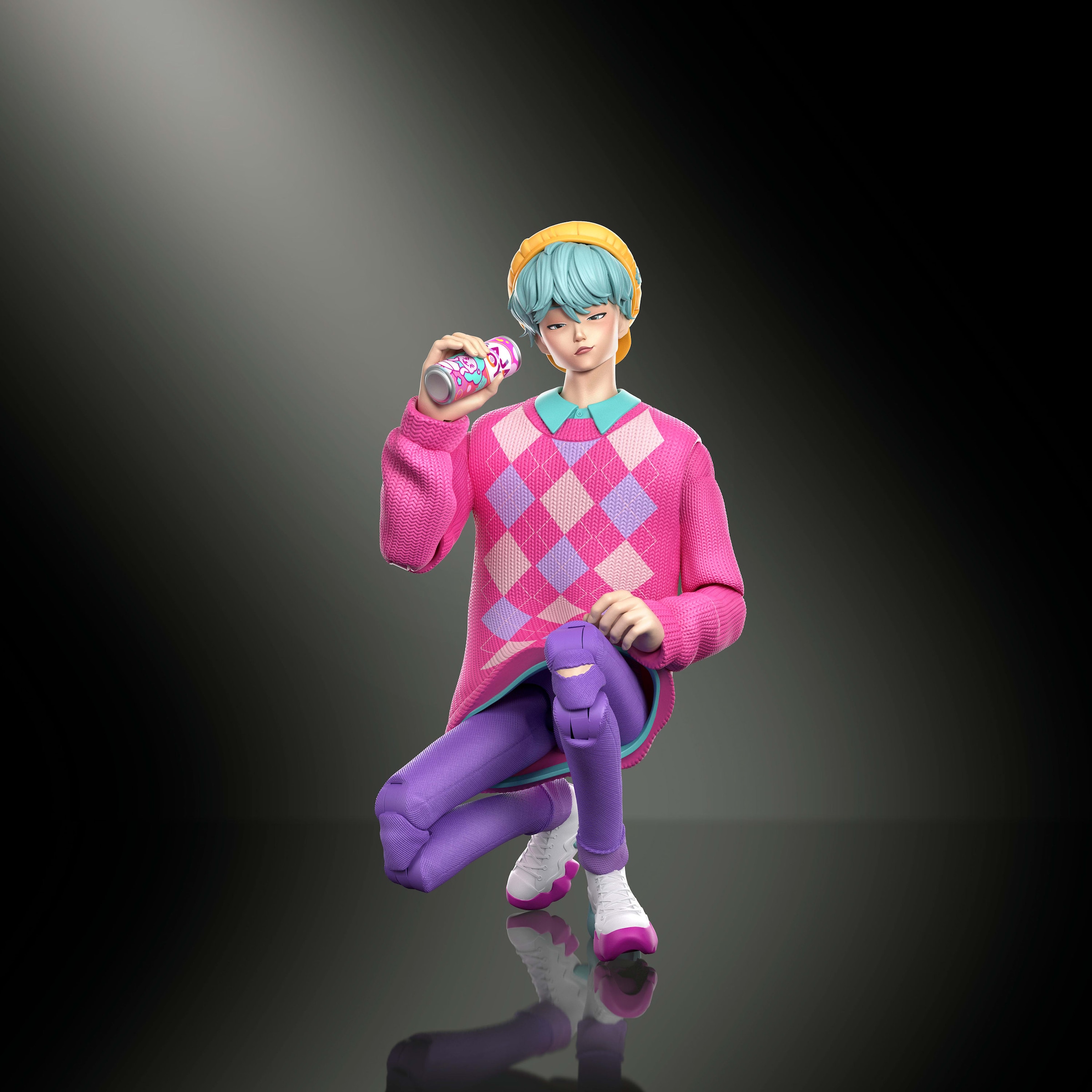 Mattel® Actionfigur »KPop Demon Hunters Saja Boys Baby-Actionfigur Soda Pop« beweglich