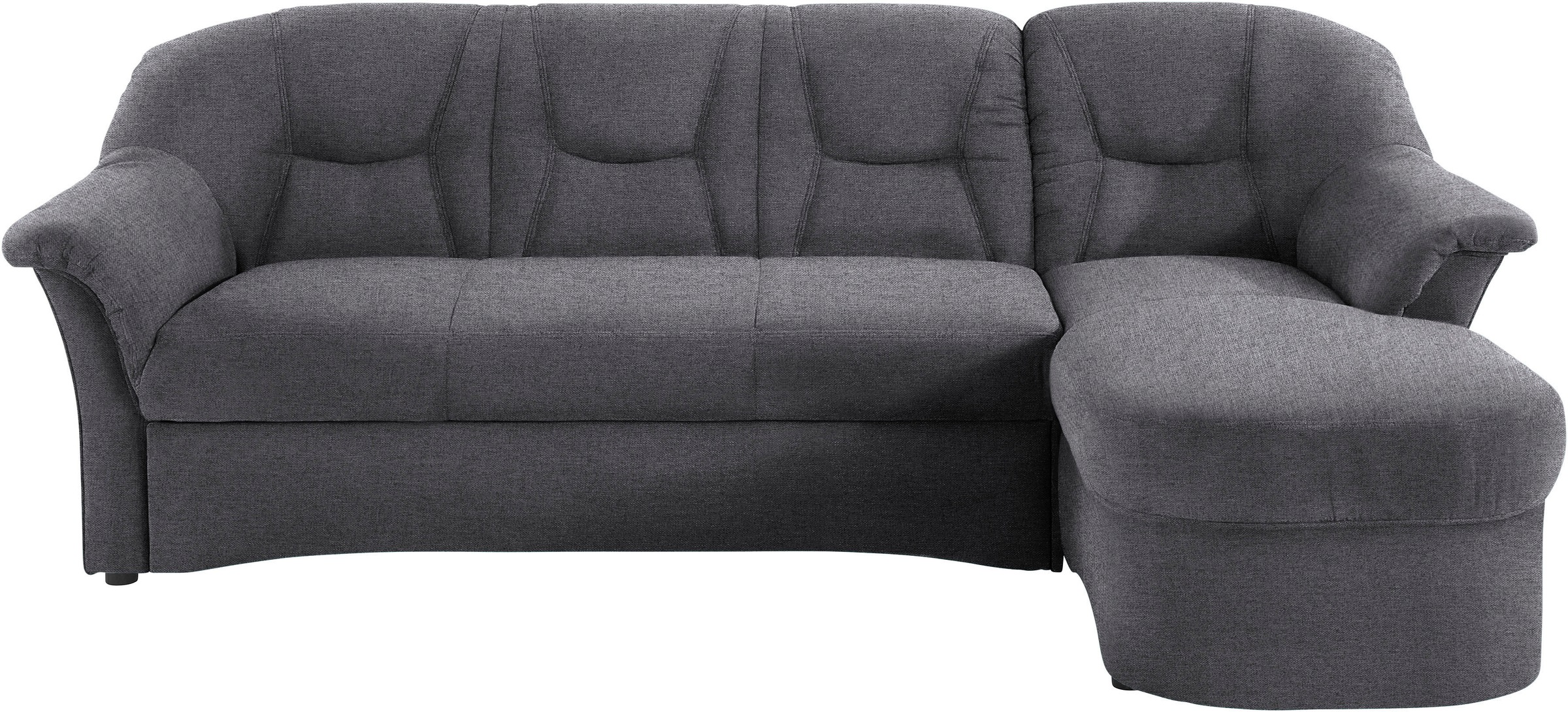 DOMO collection Ecksofa »Sarafina zeitlos und komfortabel, optional mit Federkern, L-Form«, wahlweise mit Bettfunktion