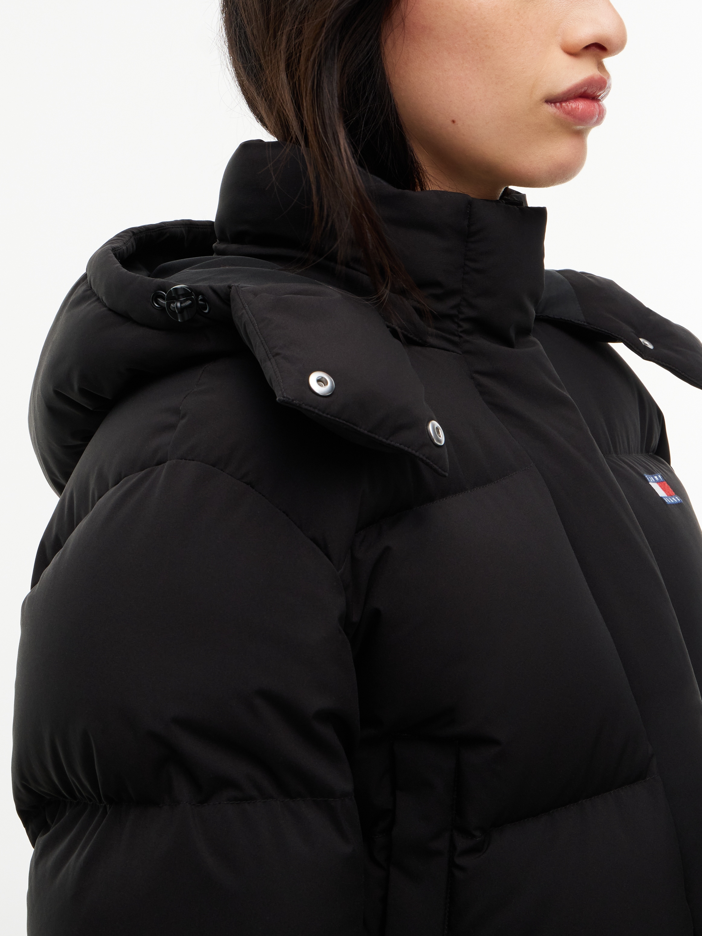 Tommy Jeans Steppjacke »TJW CRP ALASKA PUFFER EXT« mit Kapuze Kunstfaser
