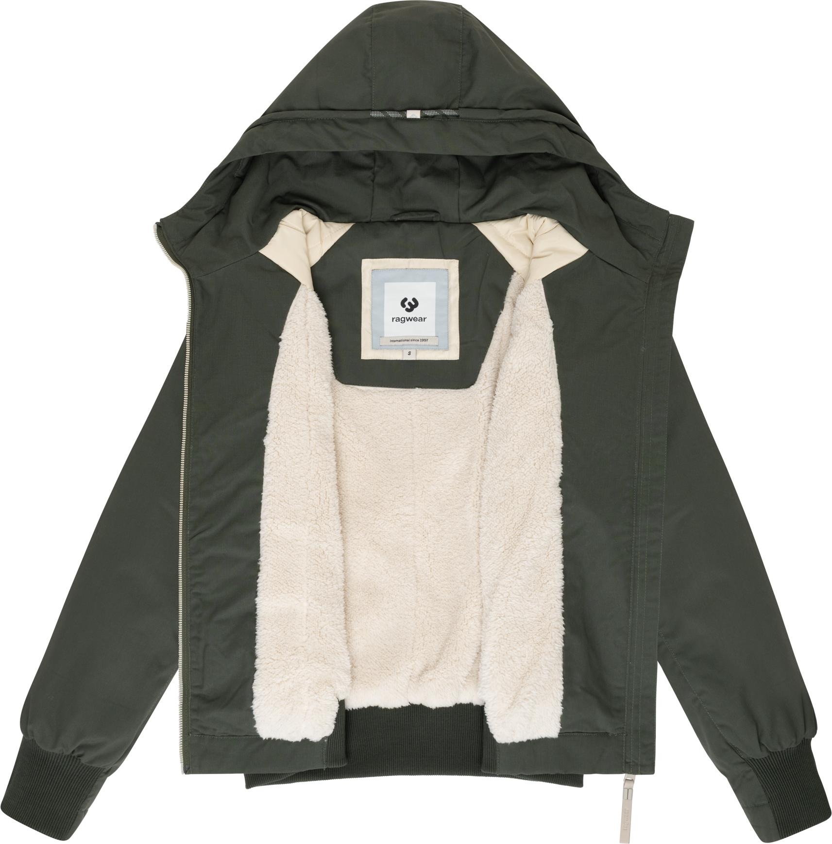 Ragwear Outdoorjacke »Lumie YOUMODO«, mit Kapuze, Gefütterte Übergangsjacke mit Kapuze