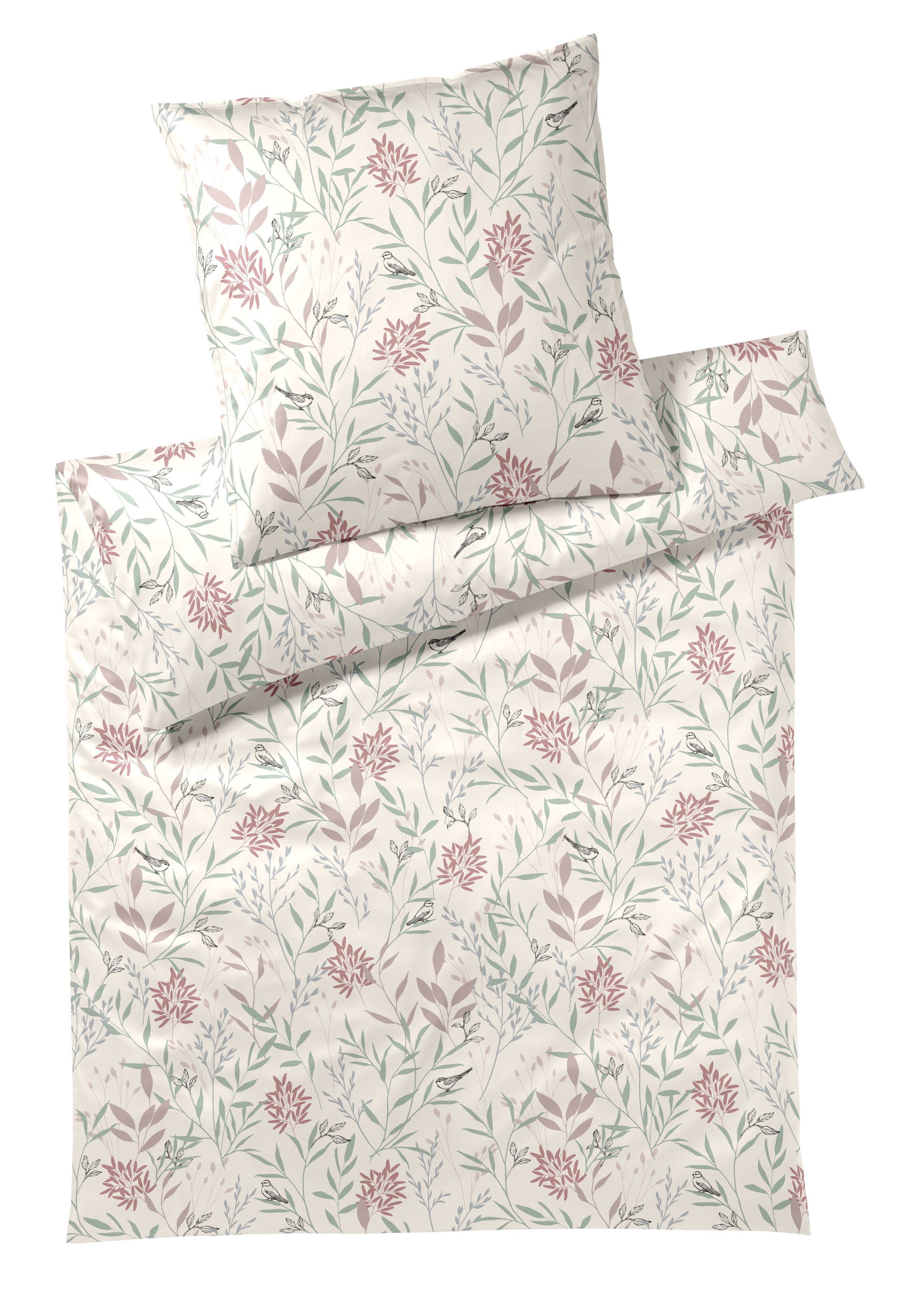 Elegante Bettwäsche "Sketch Allover" 2 Stk. angenehmes Hautgefühl