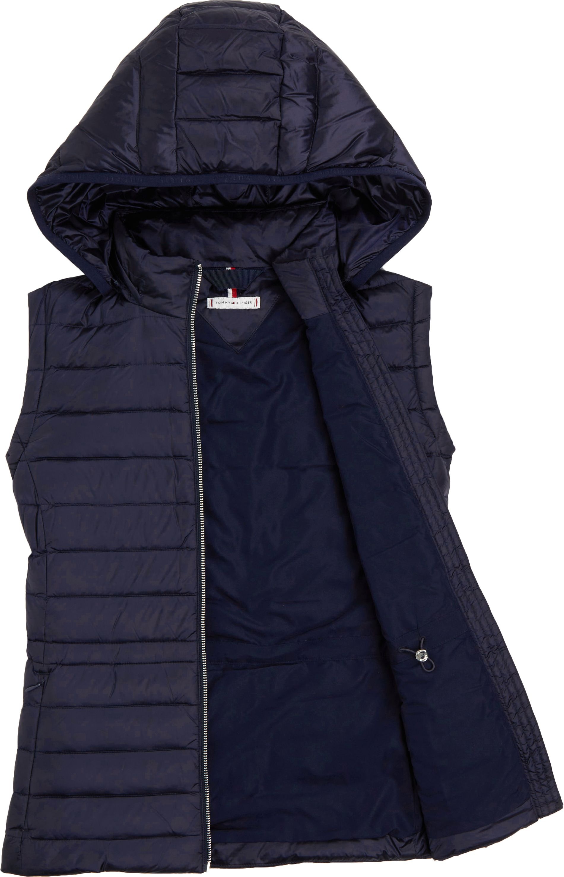 Tommy Hilfiger Curve Steppweste »CRV FEMININE LW DOWN VEST«, mit Tommy Hilfger Markenlabel