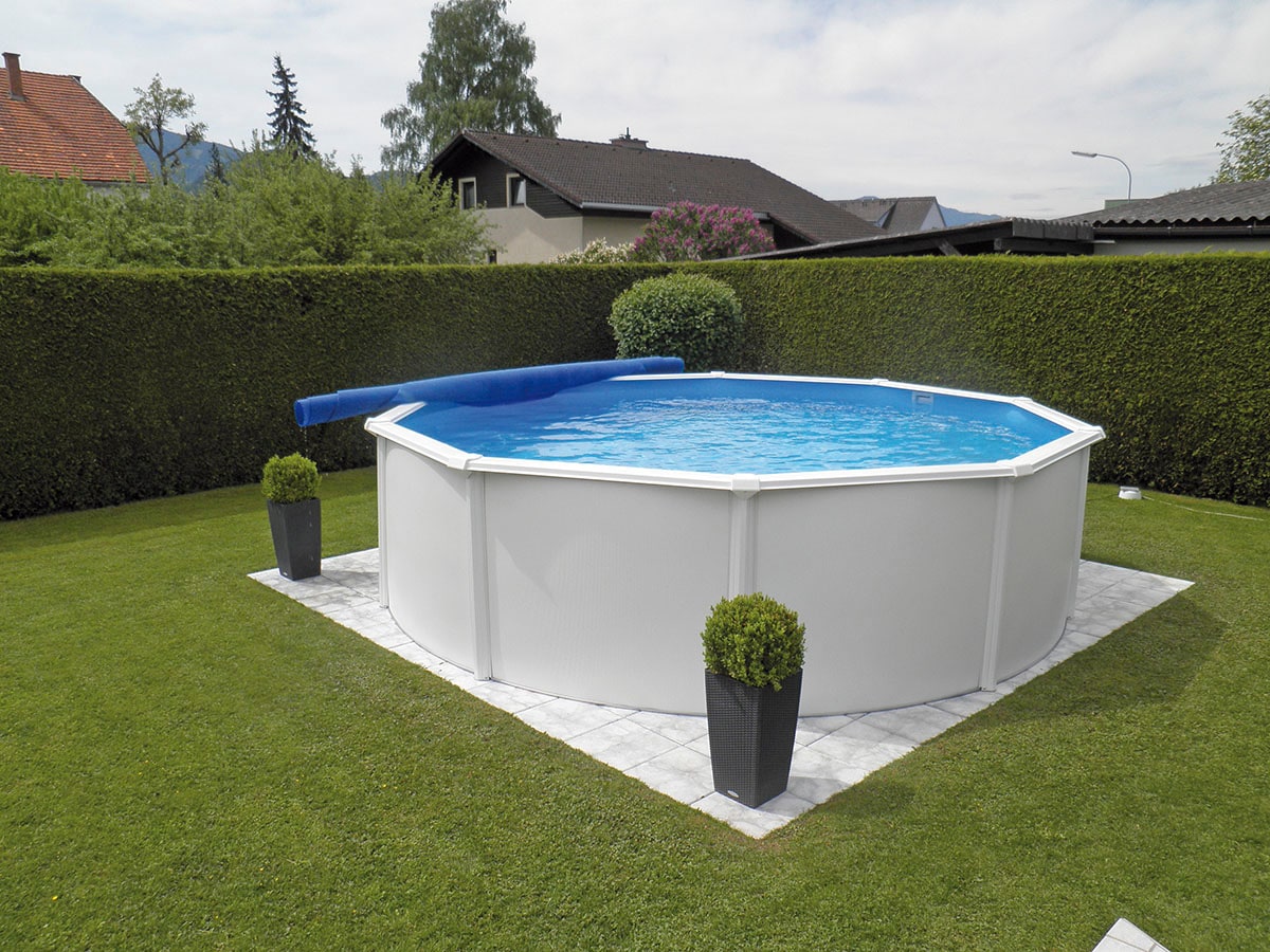 KWAD Rundpool »»Supreme« all in Premium Folie« ØxH: 460x132cm, inkl. Bodenisolationsset