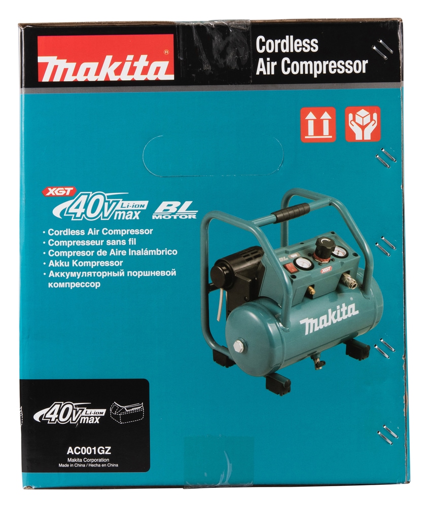 Makita Kompressor »»AC001GZ««, (XGT, 40V max., Kessel, 7,6 l), ohne Akku, ohne Ladegerät