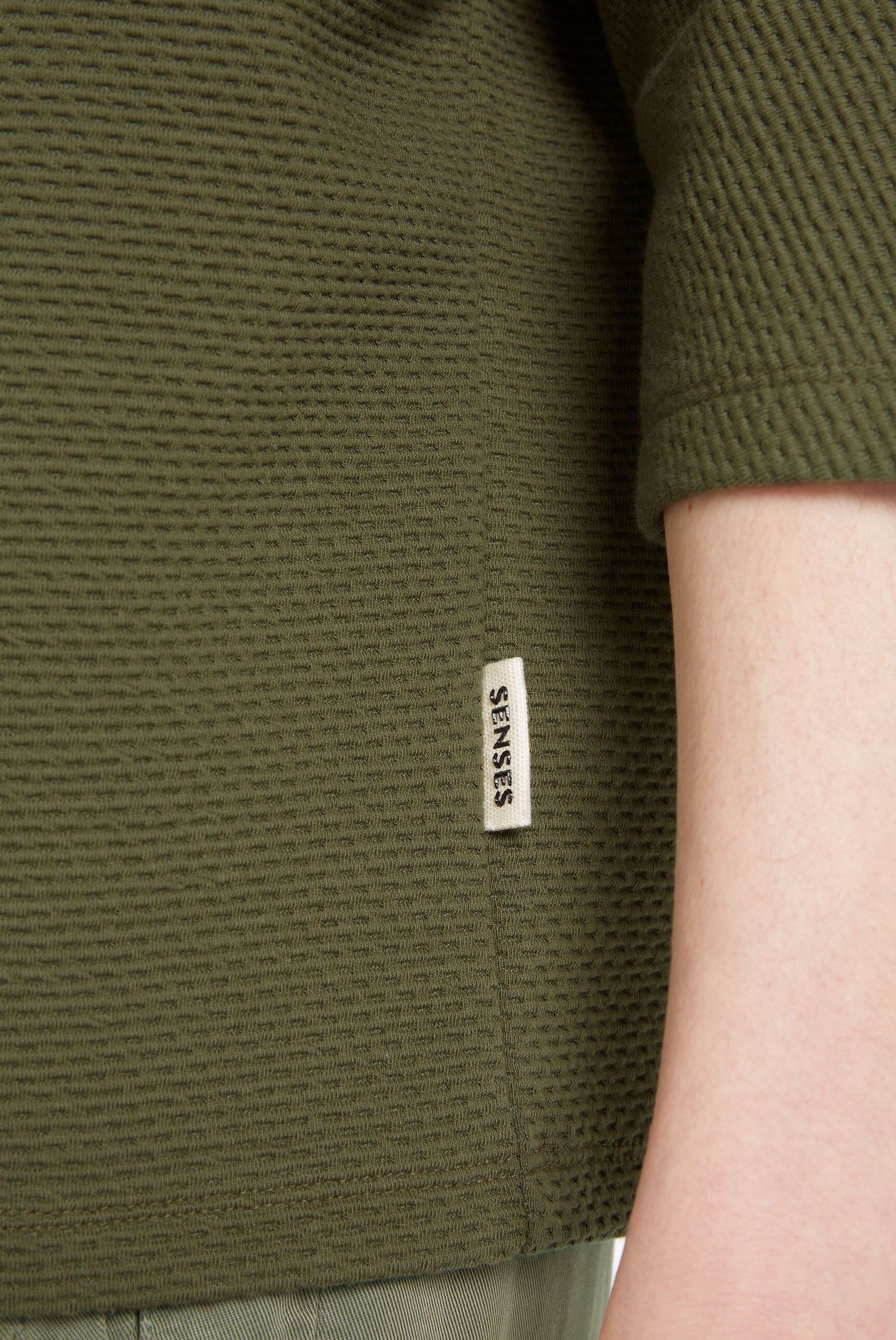 SENSES.THE LABEL 3/4-Arm-Shirt, mit Baumwolle