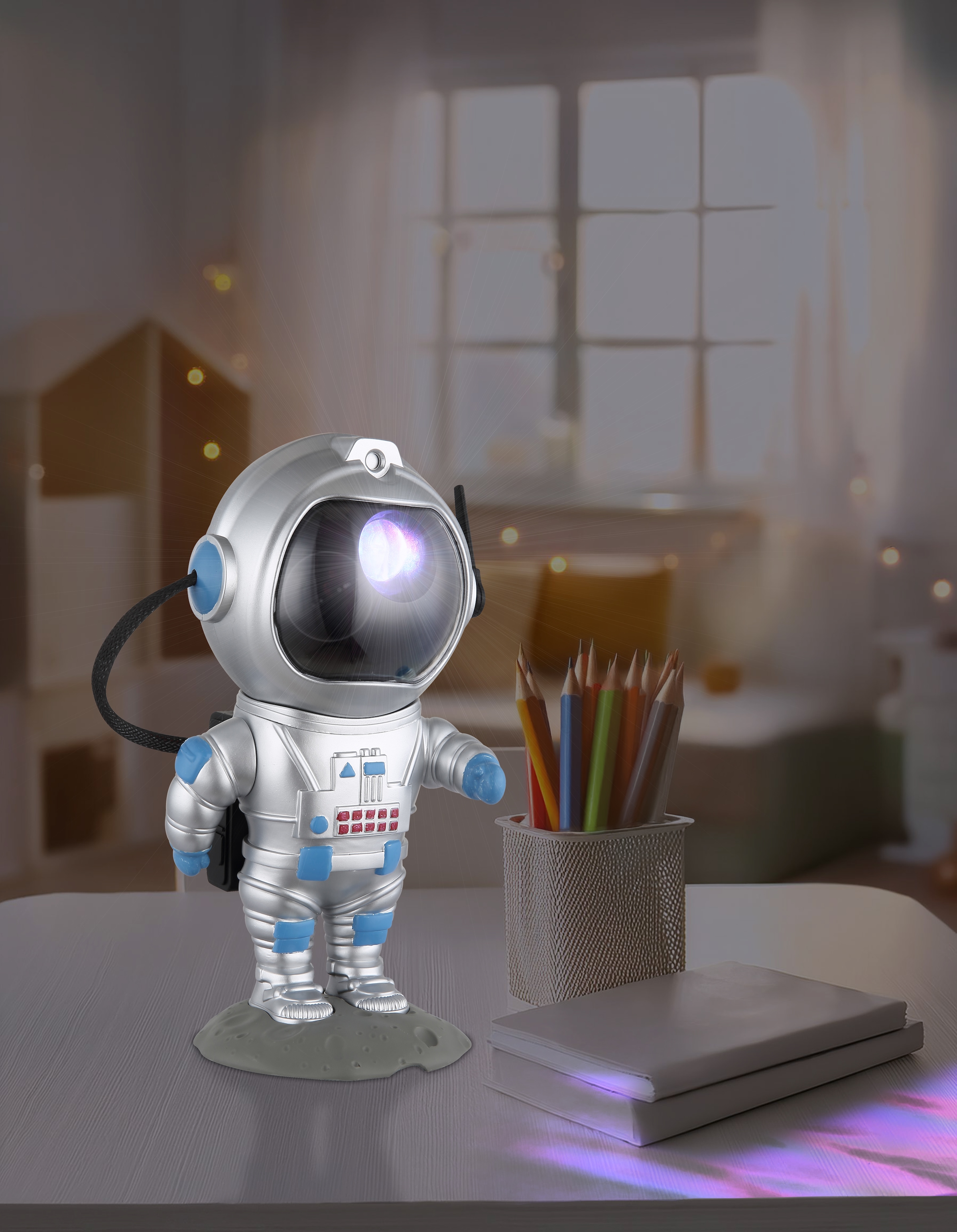 GLOBO LIGHTING Tischleuchte »COSMO« LED-Modul 1 Stk. Tischlampe Nachttischlampe Deko-Tischleuchte Schlafzimmer