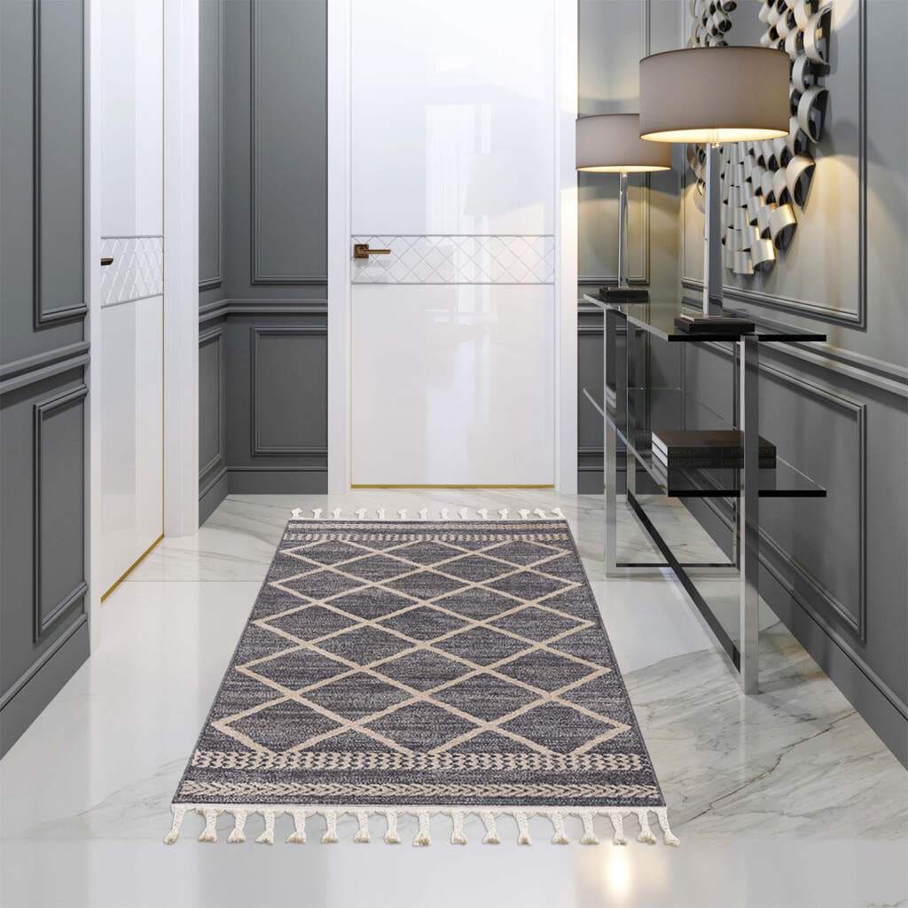 Carpet City Teppich "Art 2645" rechteckig 7 mm Höhe Läufer, Kurzflor, mit K günstig online kaufen