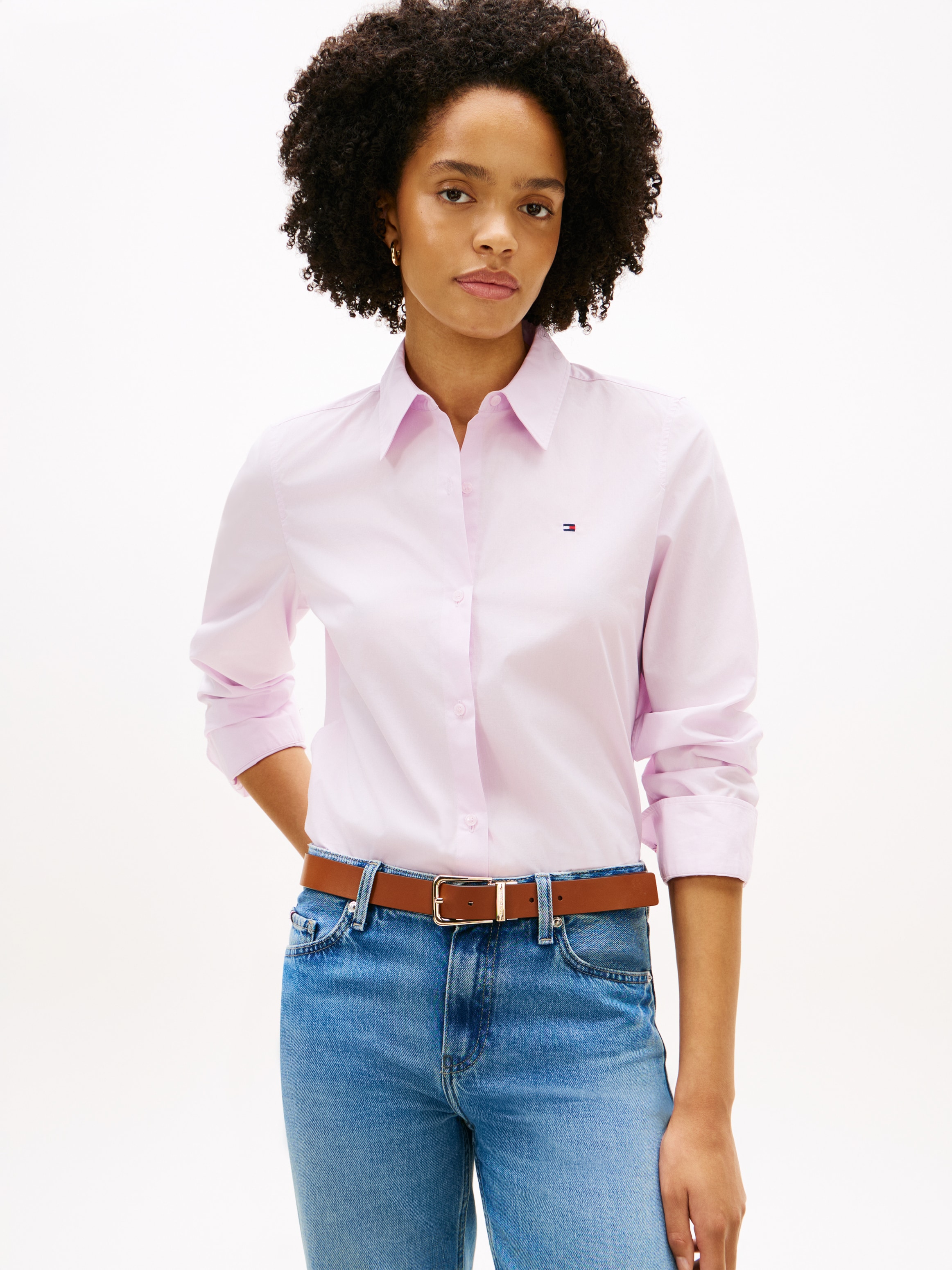 Tommy Hilfiger Shirtbluse "ESS POPLIN REGULAR SHIRT" günstig online kaufen