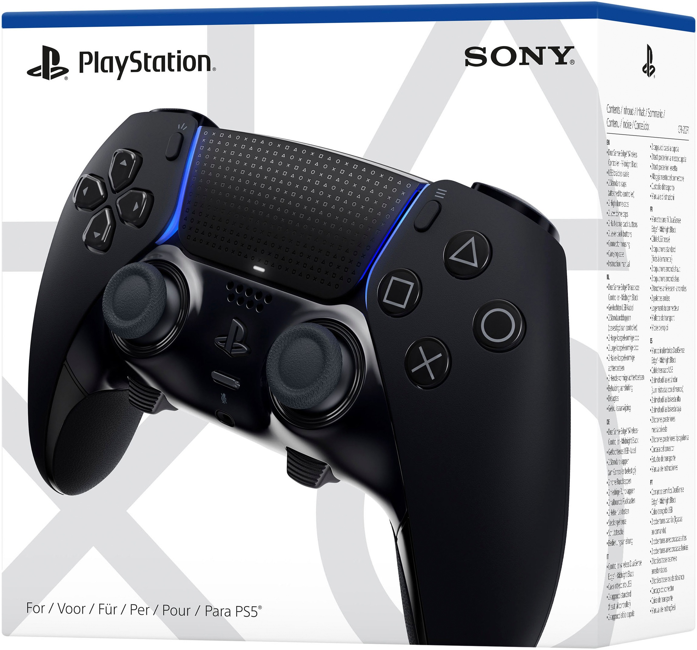 PlayStation 5 Controller »DualSense Edge Wireless Midnight Black«