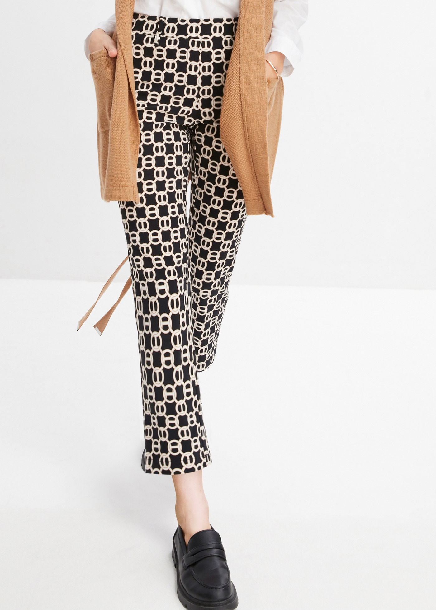 bonprix Stretch-Hose elastisches Material, schmale Passform, 7/8 Beinlänge günstig online kaufen