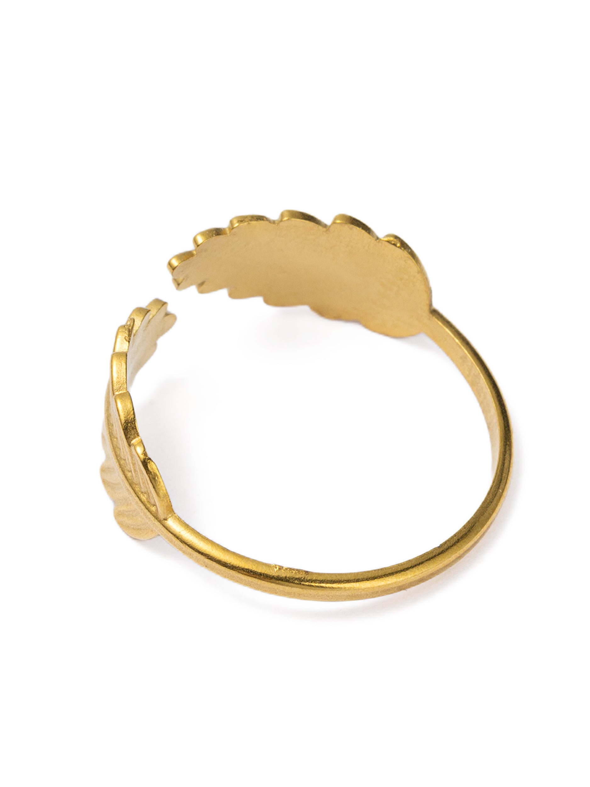Aniston JEWELRY & WATCHES Fingerring »Schmuck Geschenk Edelstahl Damenring Ring Blatt Größenverstellbar« Made in Germany