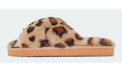 Flip Flop Pantoffel »cross*fur leo 2«, im trendigen Leo-Look kaufen