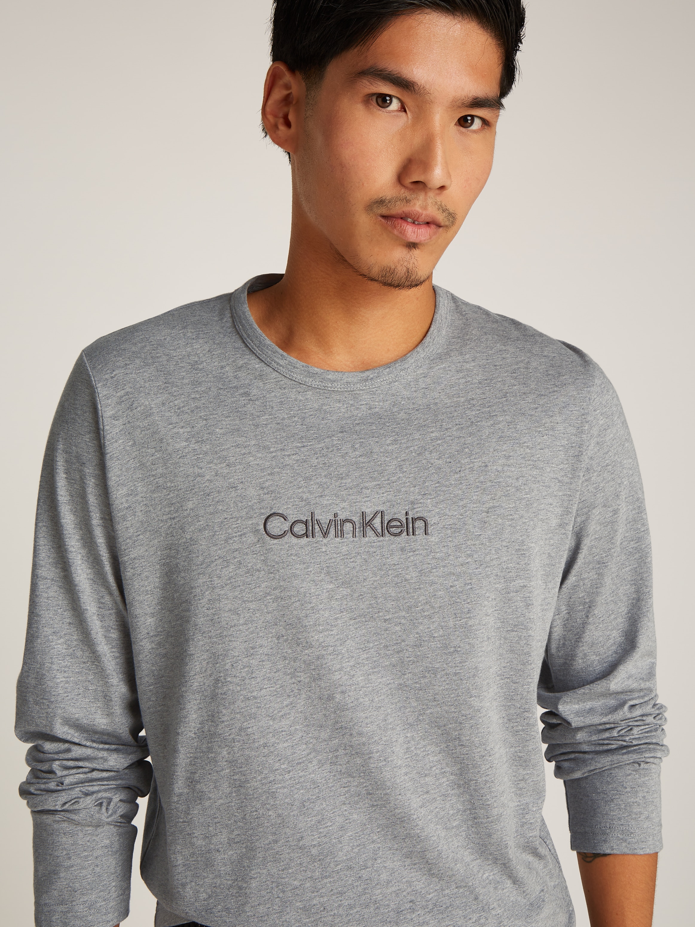 Calvin Klein Underwear Pyjama »L/S PANT SET«, (Set, 2 tlg.), mit Logo-Schriftzug