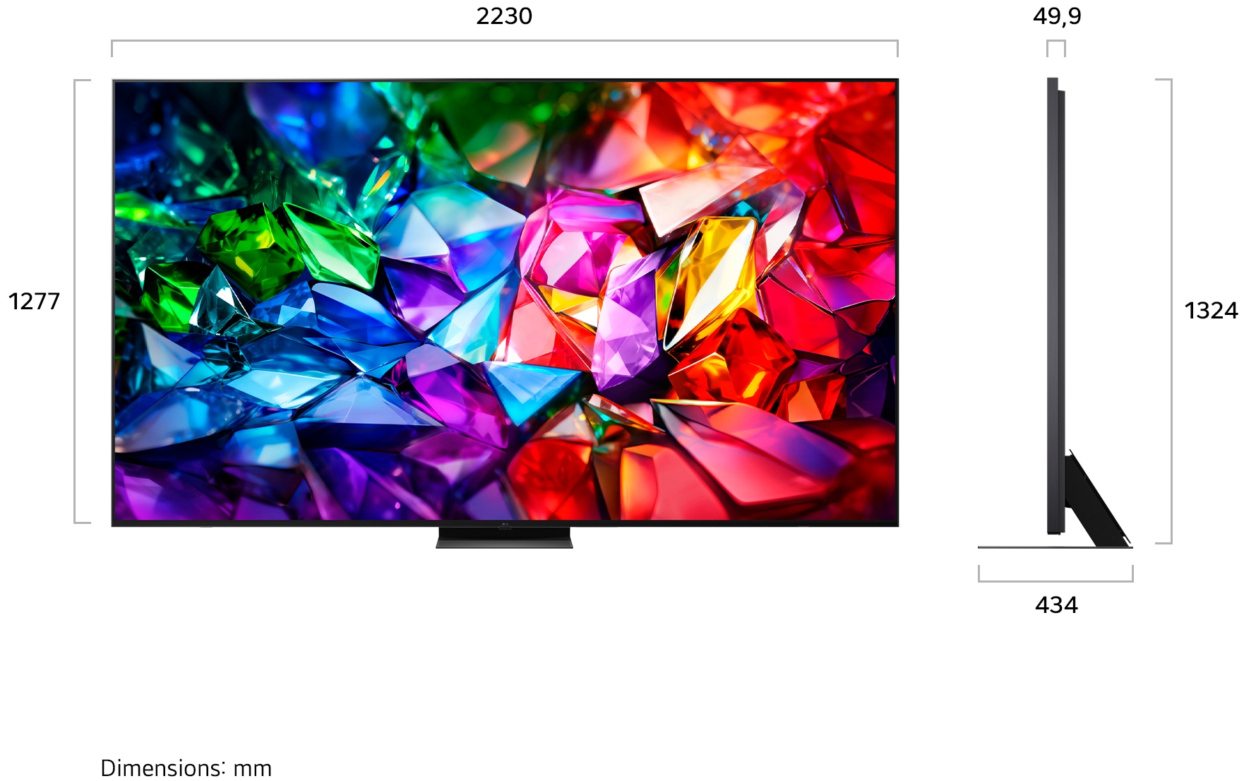 LG LCD-LED Fernseher »100MRGB96B9« 253 cm/100 ″ Smart-TV