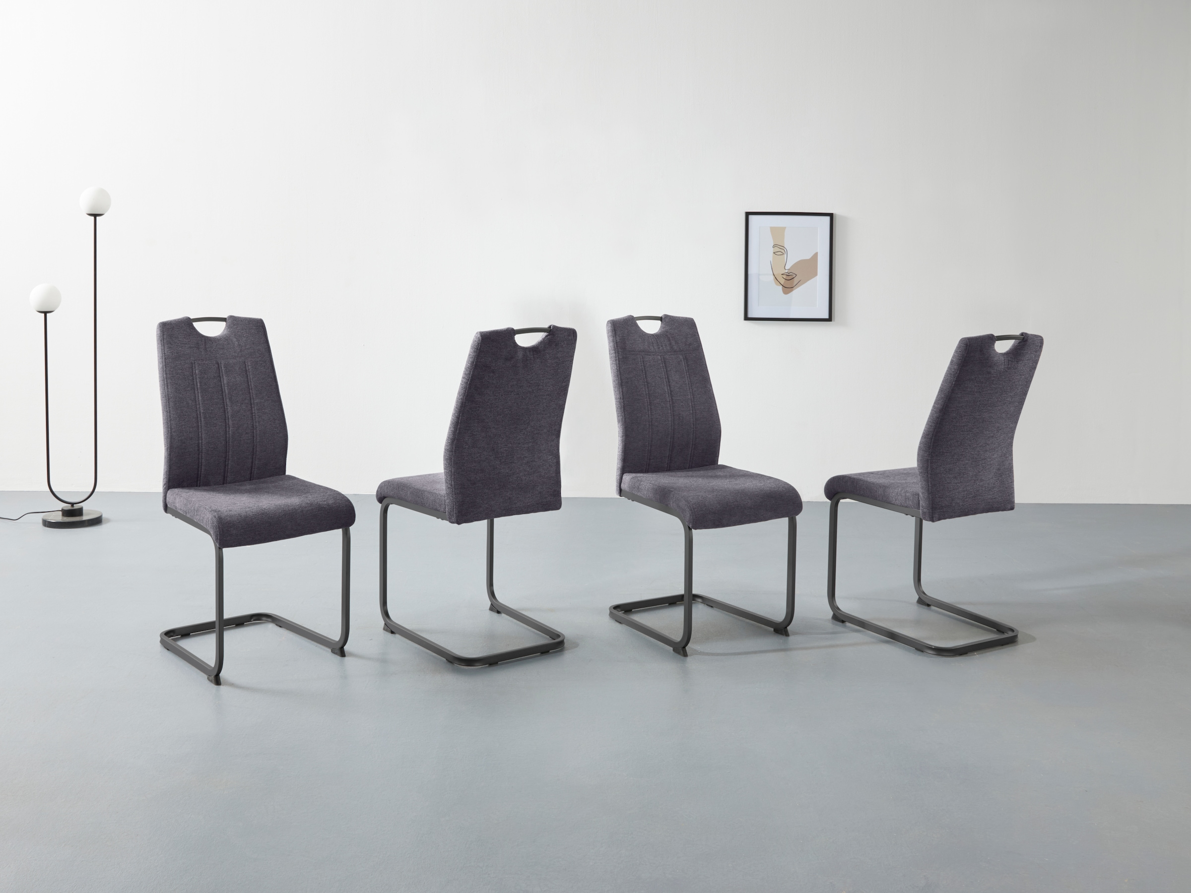 HELA Freischwinger "CHRISTINA" (Set) 1 Stk.1, 2 oder 4 Stück, Schwingstuhl günstig online kaufen