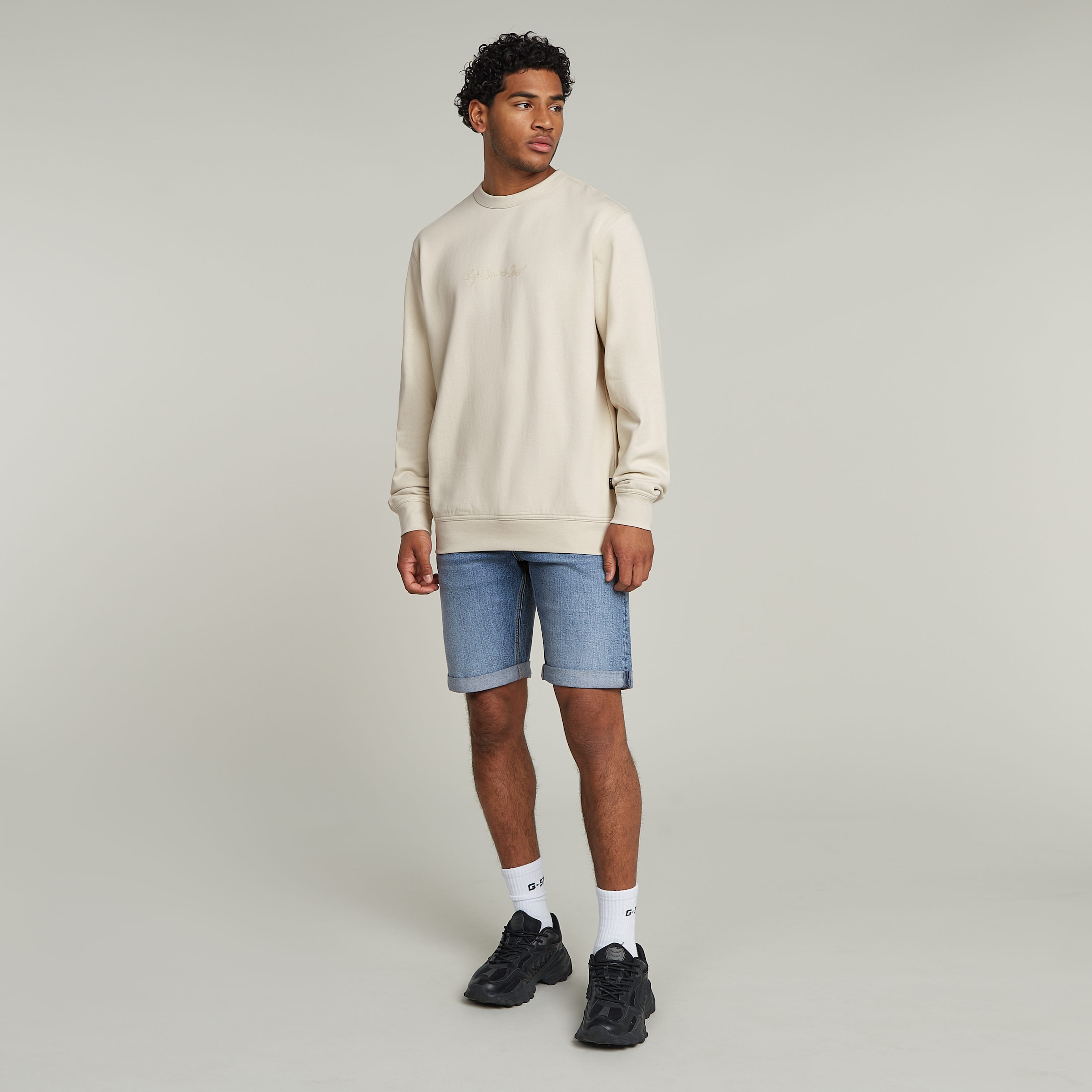 G-STAR Jeansshorts »Mosa«, mit Umschlagsaum