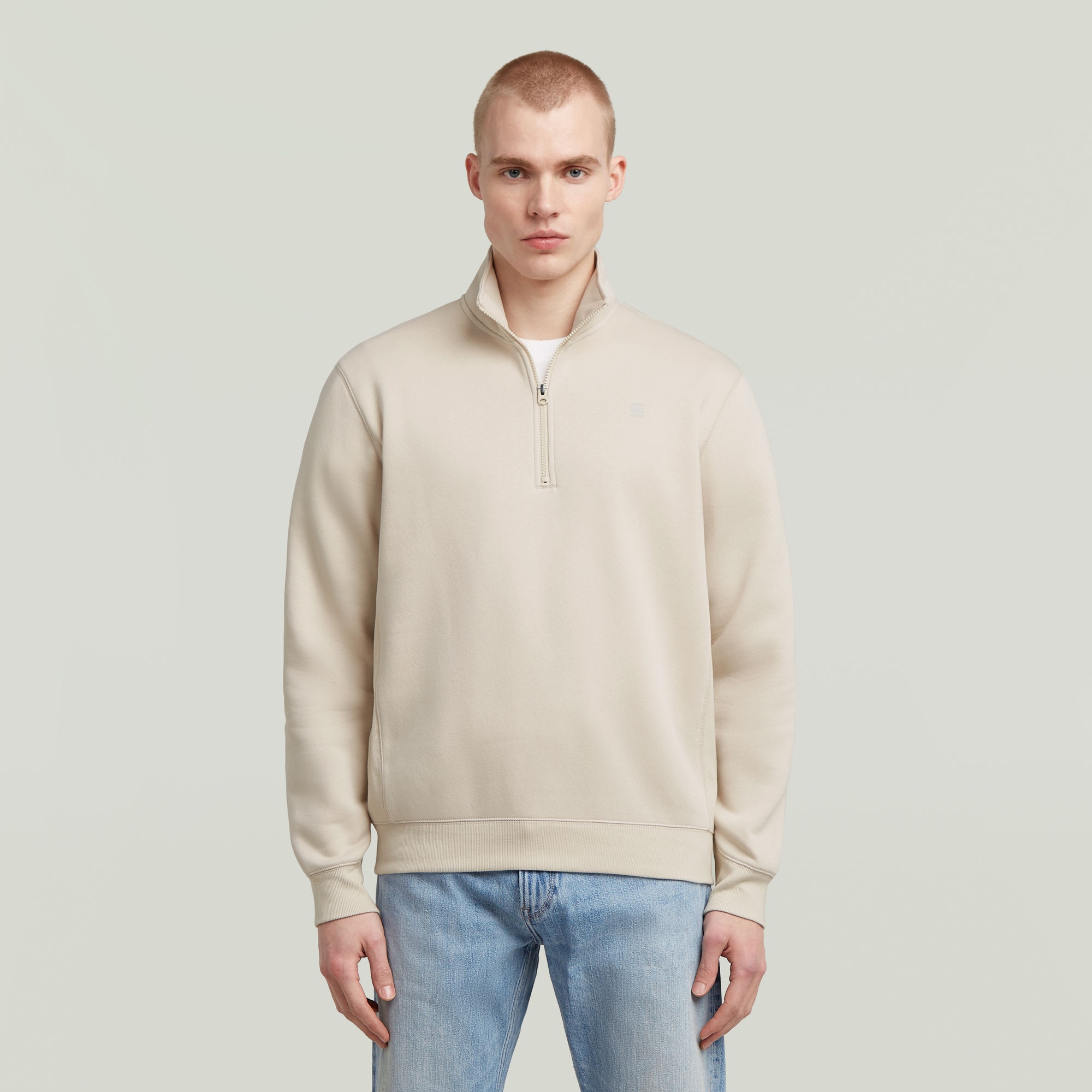 G-STAR Sweatshirt "Premium Core Half Zip" mit Stehkragen günstig online kaufen