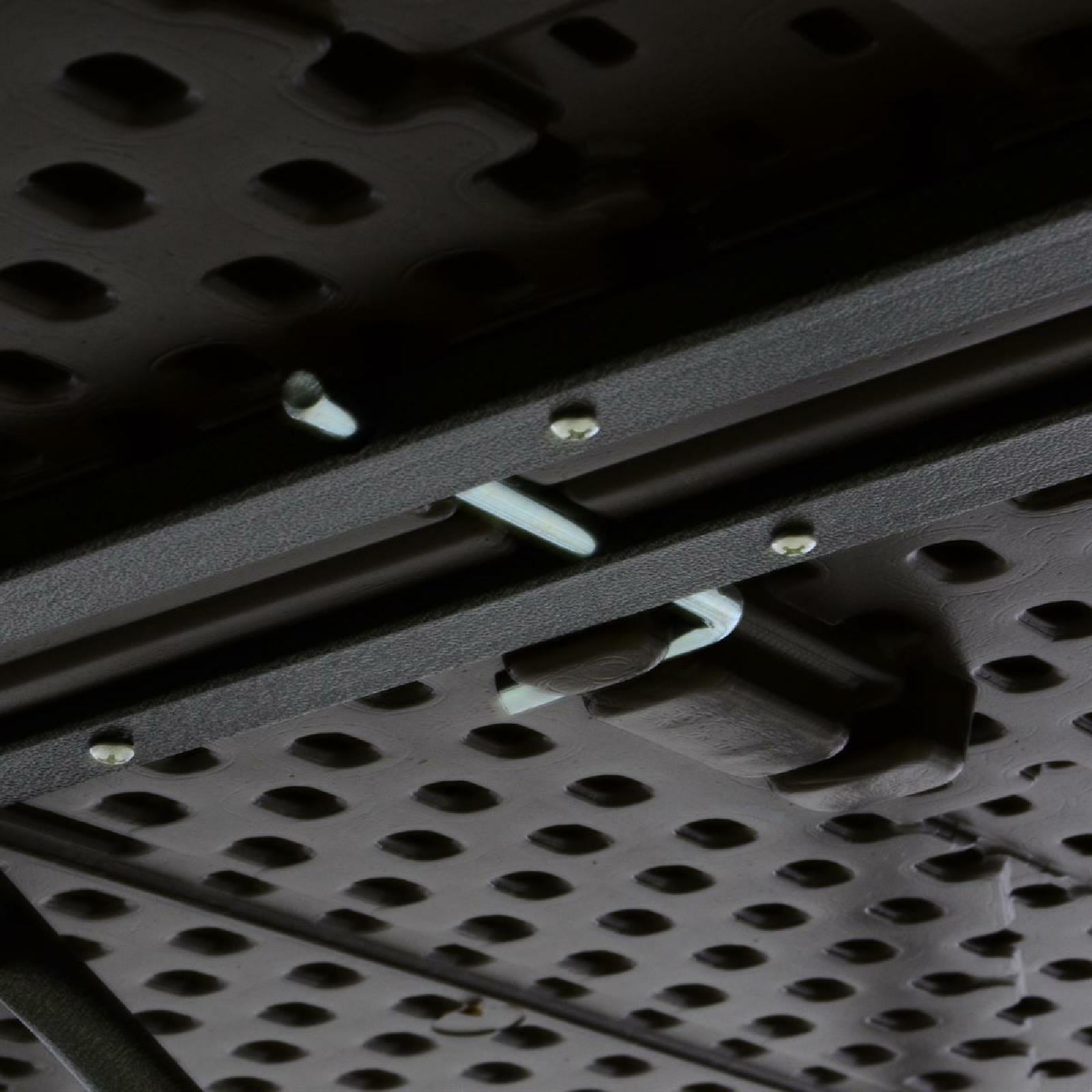 VCM Gartentisch »Partytisch Rattan-Optik braun«