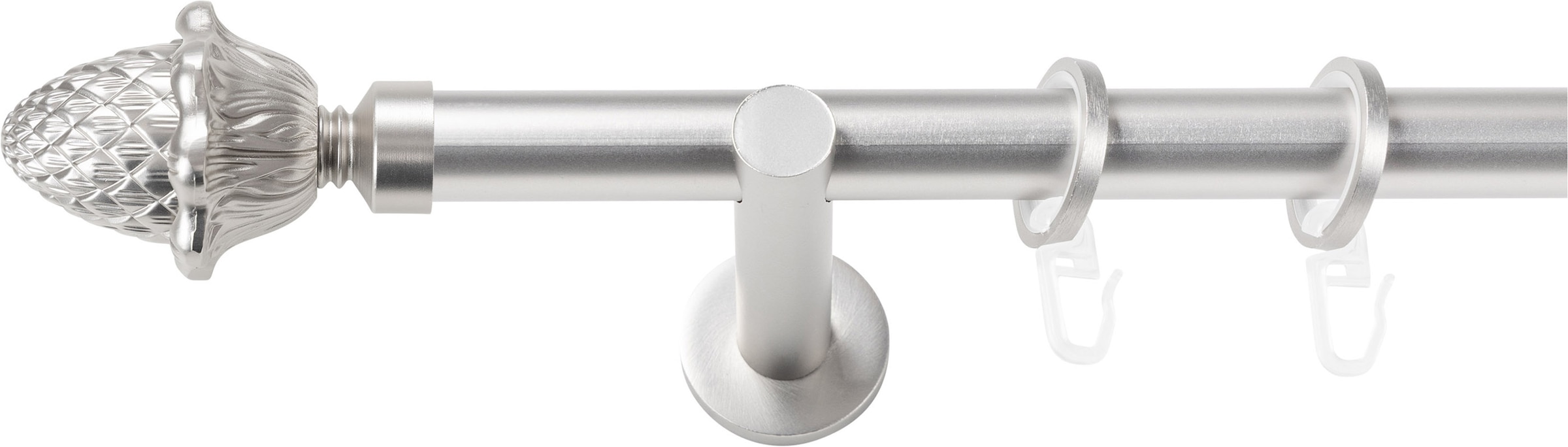 SN DECO GROUP Gardinenstange Ø 19 mm 1 läufig-läufig Fixmaß;kürzbar