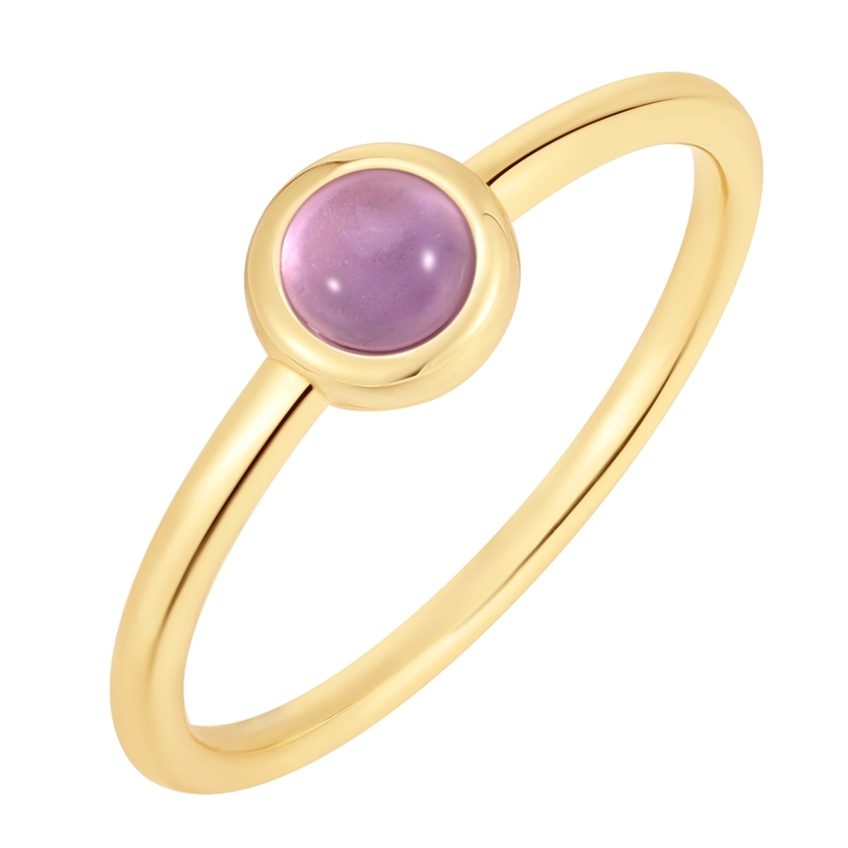 GLANZSTÜCKE MÜNCHEN GSM6014 Gemstone Ring Yellow Gold Size 58 2