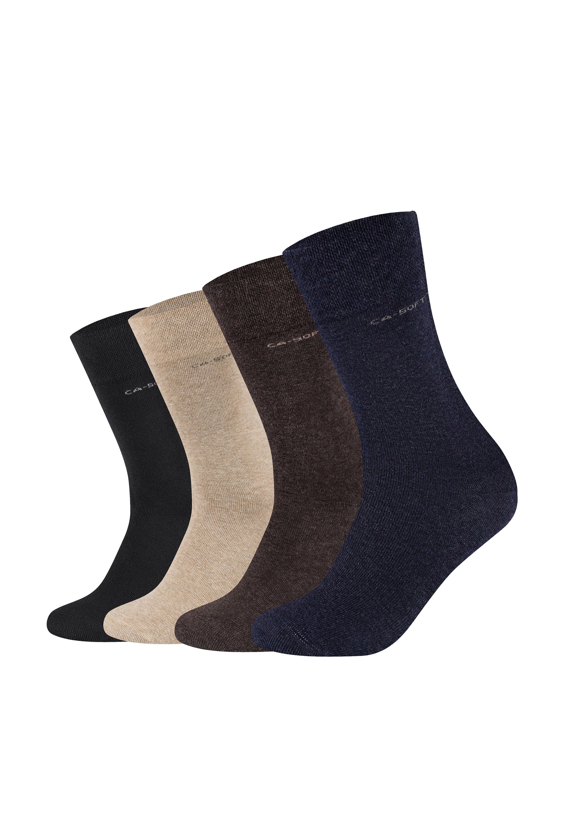 Camano "in Geschenkbox 4er Pack" 4er Pack Weicher ca-soft Bund ohne Druckstellen, aus weicher Baumwolle