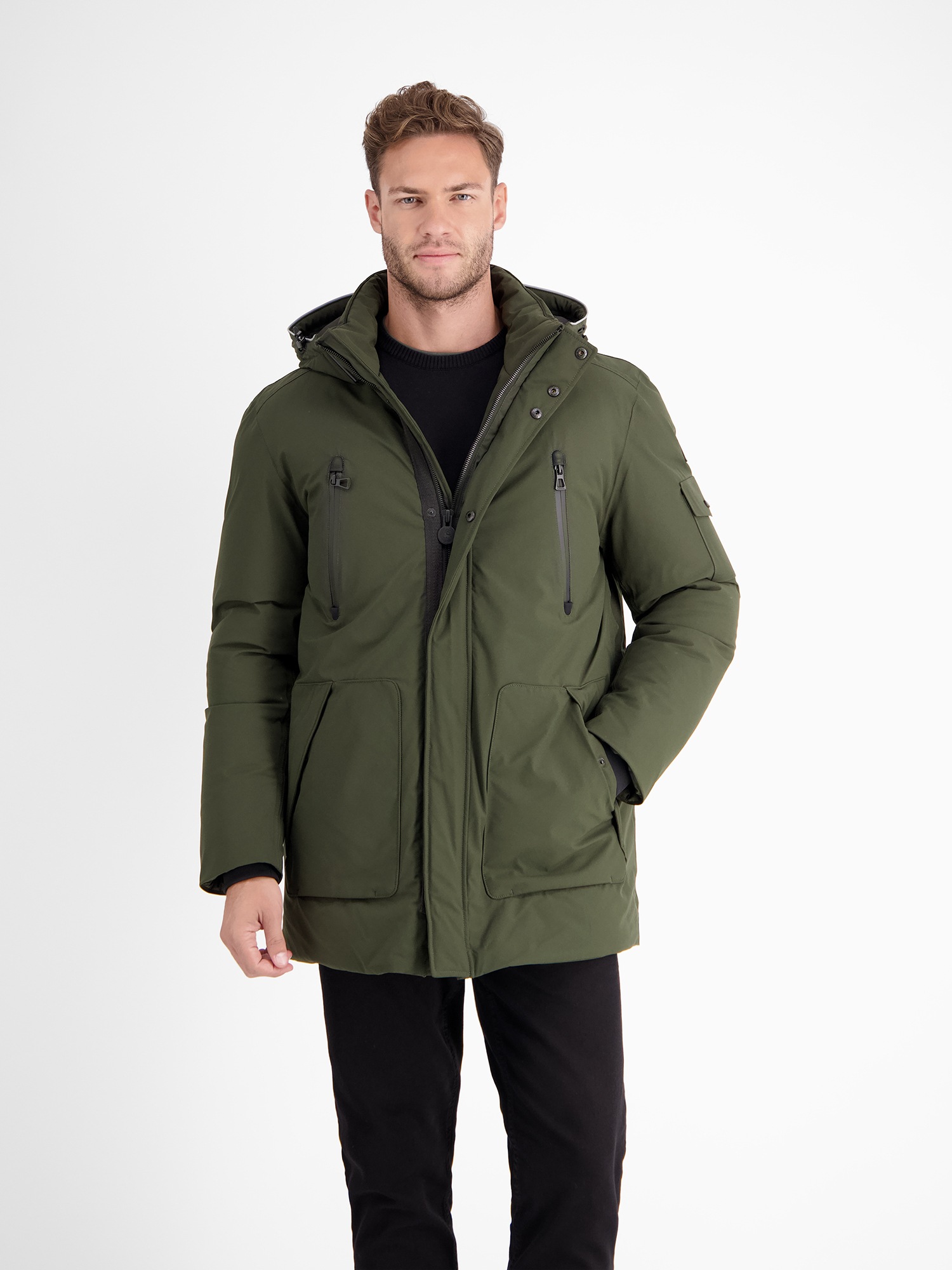 LERROS Outdoorjacke "LERROS Wasserdichter Winter-Parka mit Kapuze", mit Kap günstig online kaufen