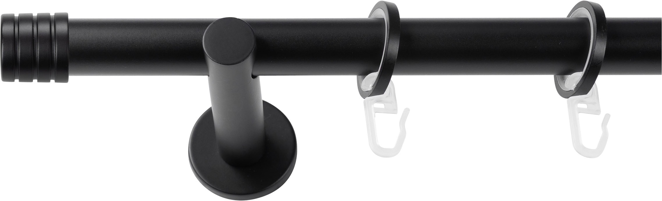 SN DECO GROUP Gardinenstange Ø 19 mm 1 läufig-läufig Fixmaß;kürzbar