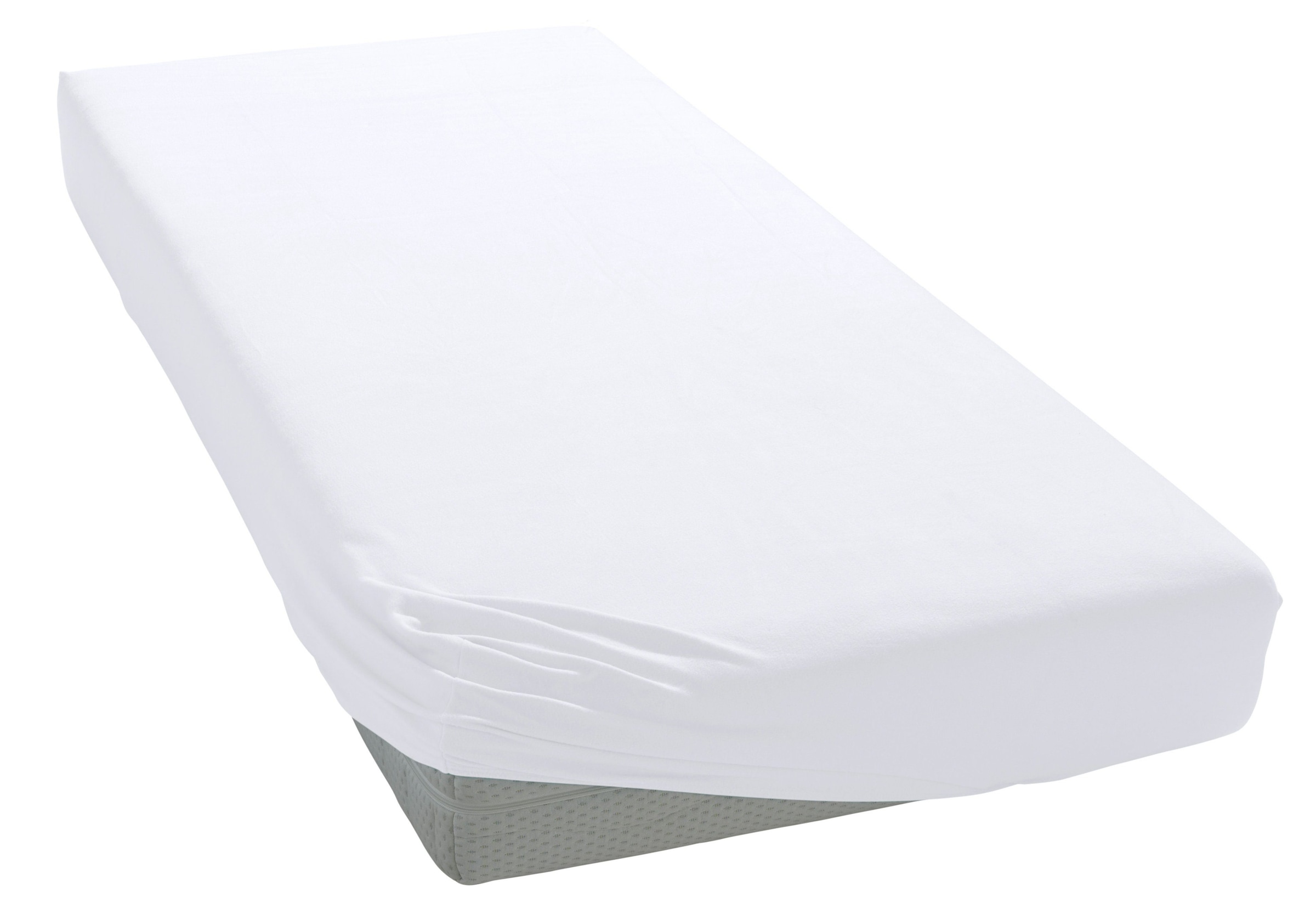 bellana Spannbettlaken "bellana deluxe mit Elasthan, Jersey 230 g/m², Premium-Qualität" mit 5% Elasthan, für Matratzen bis 35cm Höhe, bügelfrei, faltenfrei