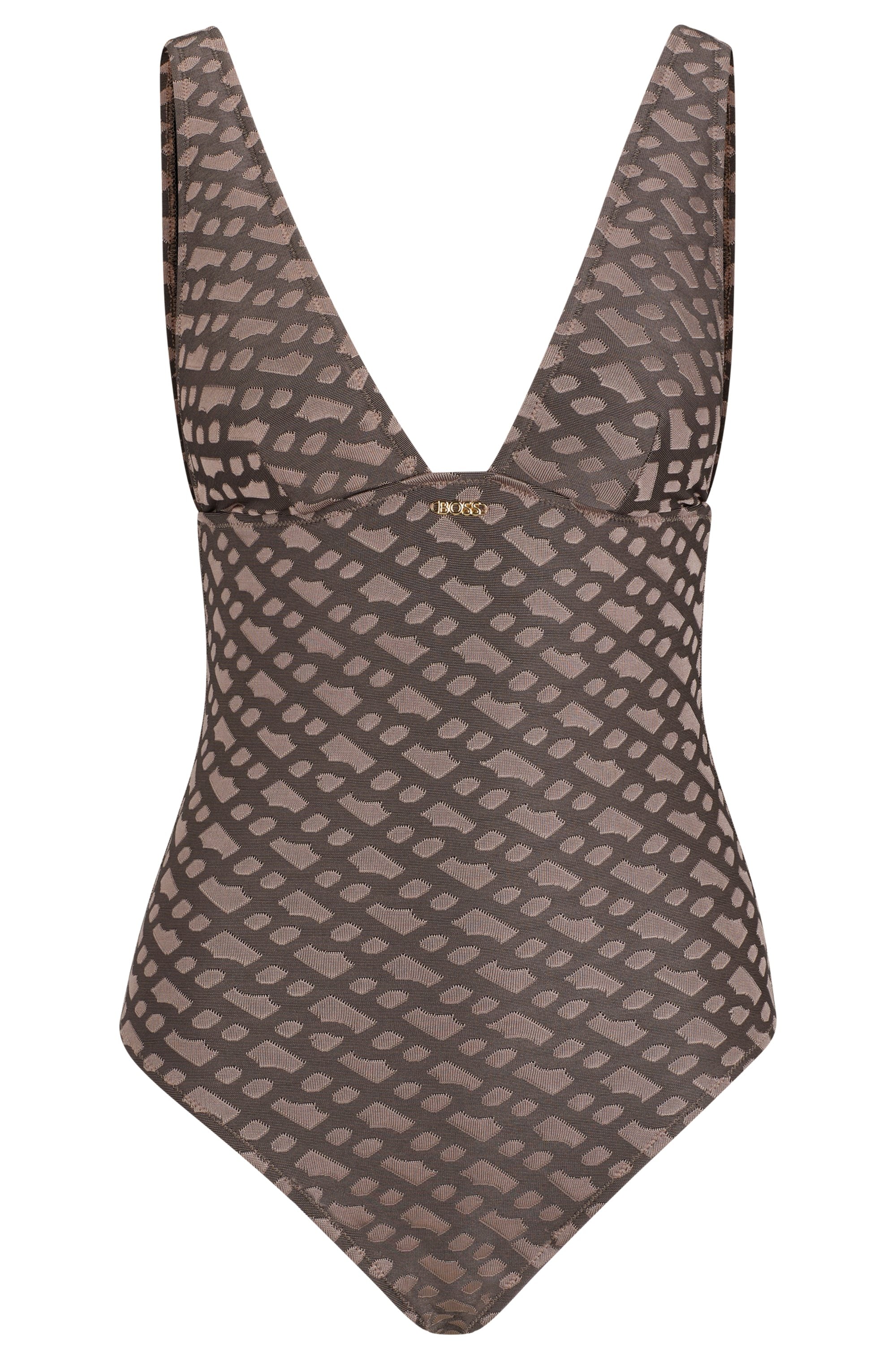 BOSS Badeanzug »BEATRIX SWIMSUIT«, mit Markenlabel