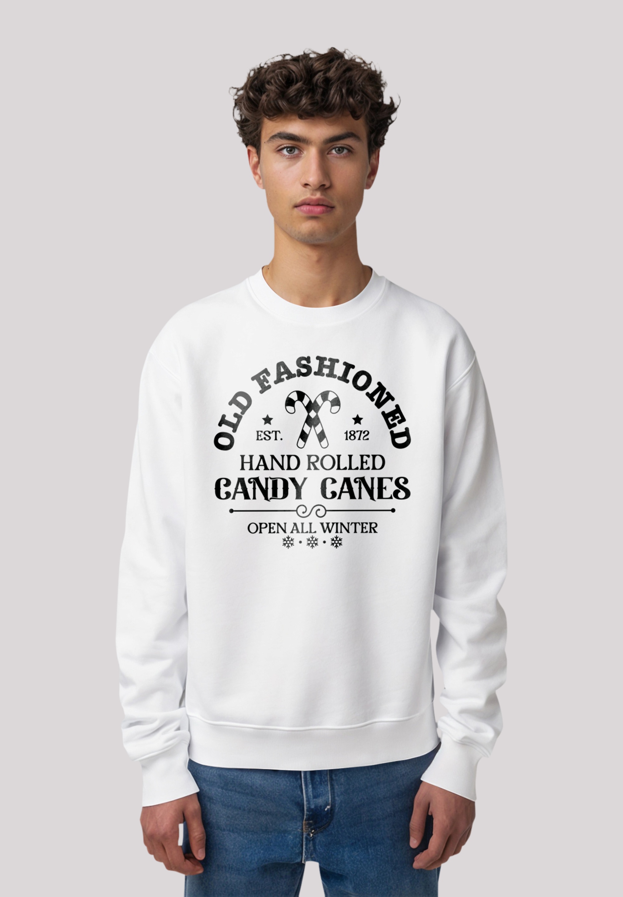 Sweatshirt »Weihnachten Cany Canes Retro Sign«, Premium Qualität