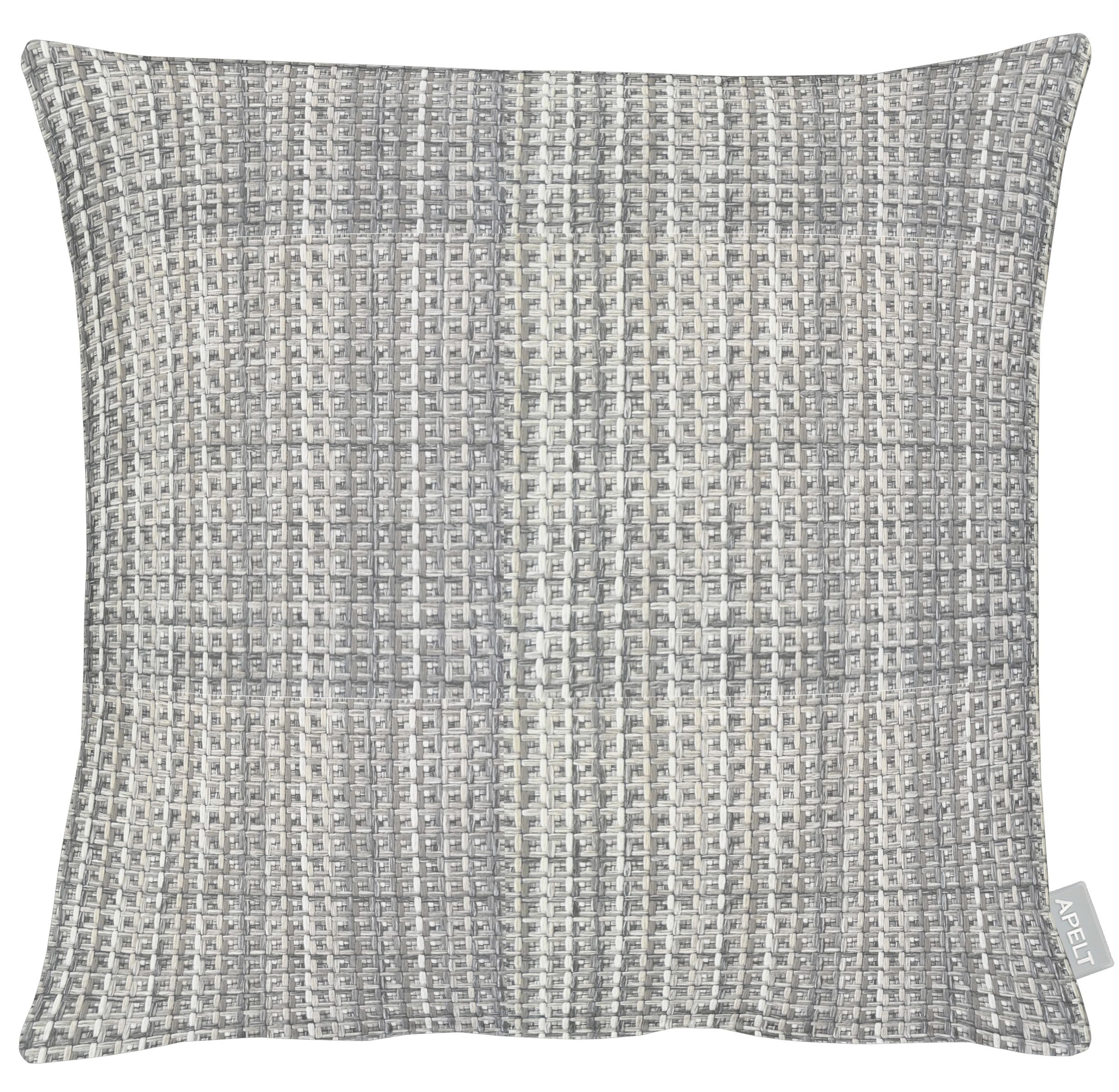 Kissenhülle APELT, B:46cm H:0,5cm L:46cmgrau, Mischgewebe, Bezug: 90% Polypropylen, 10% Polyester, Kissenbezüge, "Cona", Outdoor