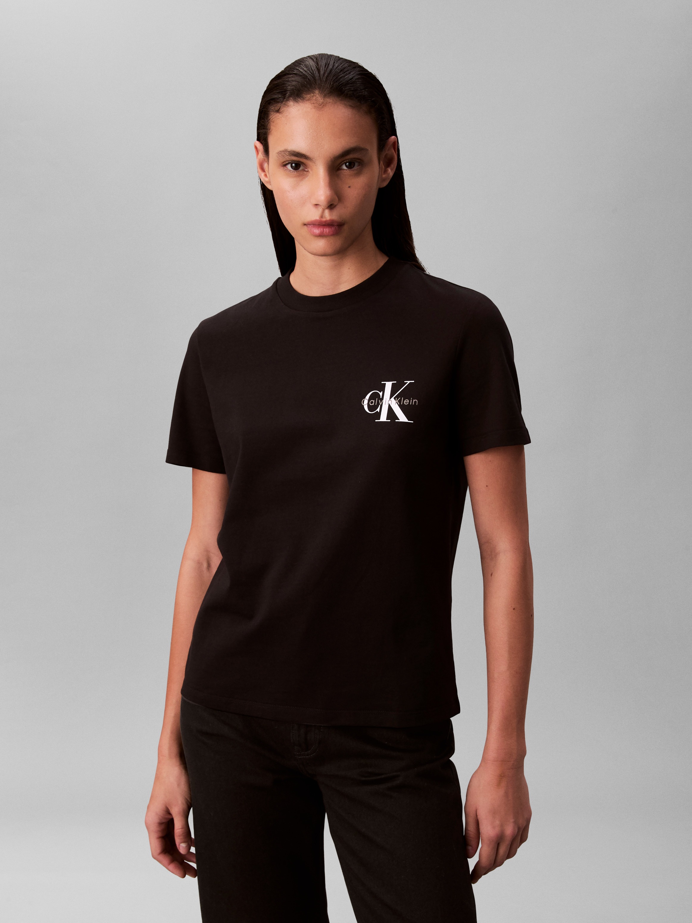 Calvin Klein Jeans T-Shirt "A- Logo CN 2 Pack Tee" Packung, 2er-Pack, 2 Stk günstig online kaufen