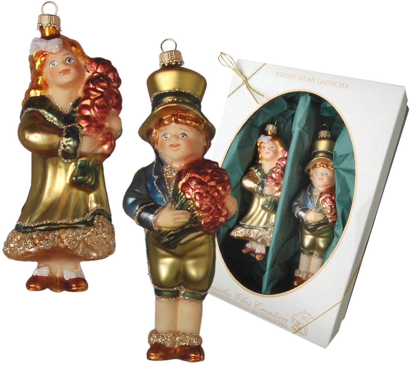 Krebs Glas Lauscha Christbaumschmuck »Viktorianische