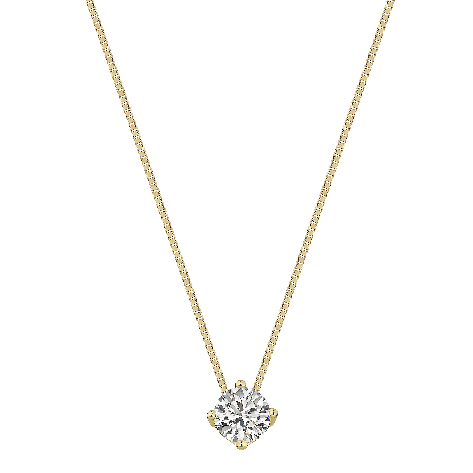 CELESTA Kette mit Anhänger »375/- Gelbgold Zirkonia«