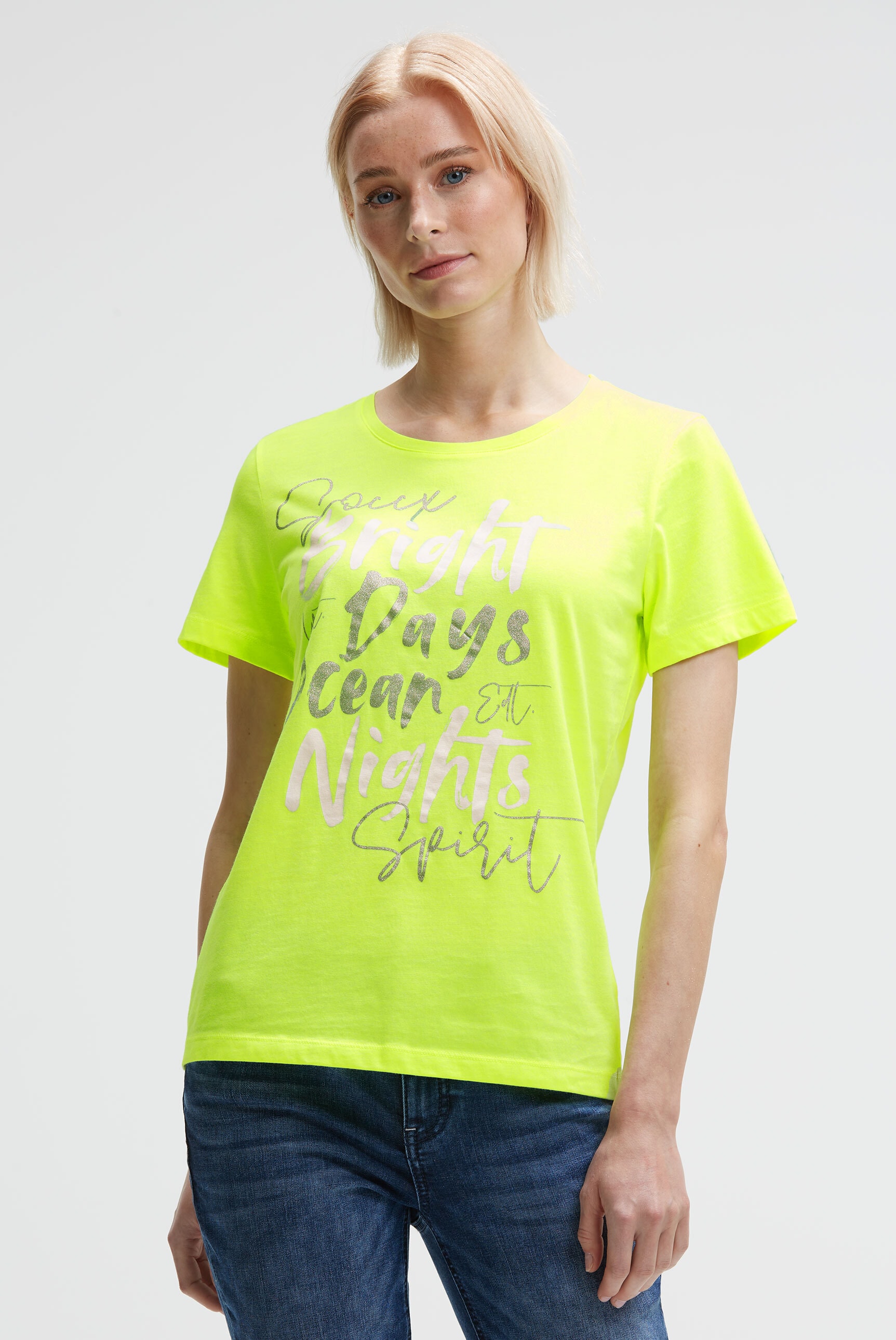 SOCCX Rundhalsshirt, mit Baumwolle günstig online kaufen