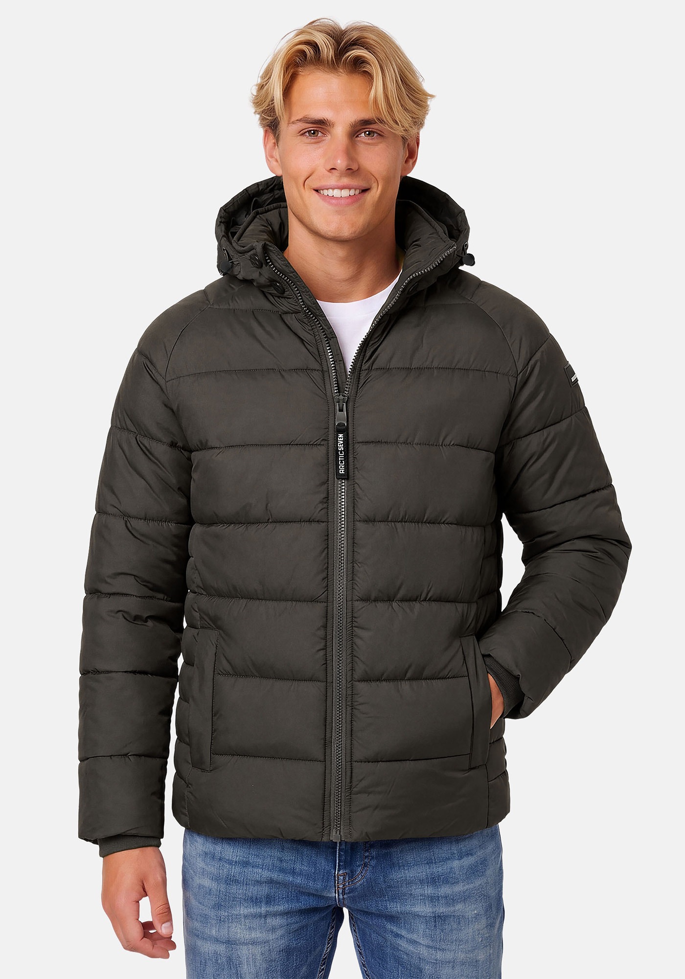 Arctic Seven Winterjacke »ASRodrii« mit warmem Teddyfell und abnehmbarer Kapuze