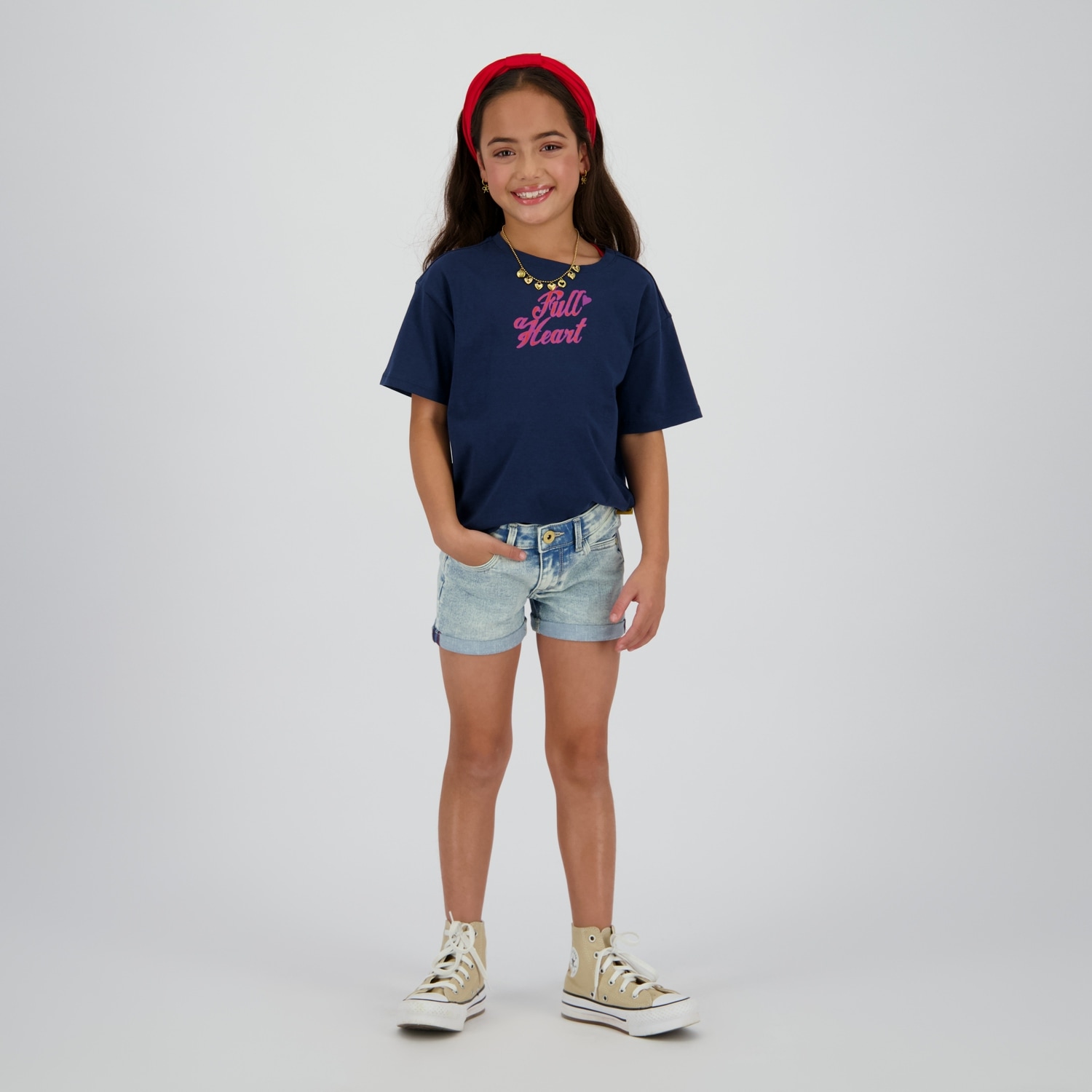 Vingino Shorts "Damara icon" Jeansshorts 5 Pocket, für Girls