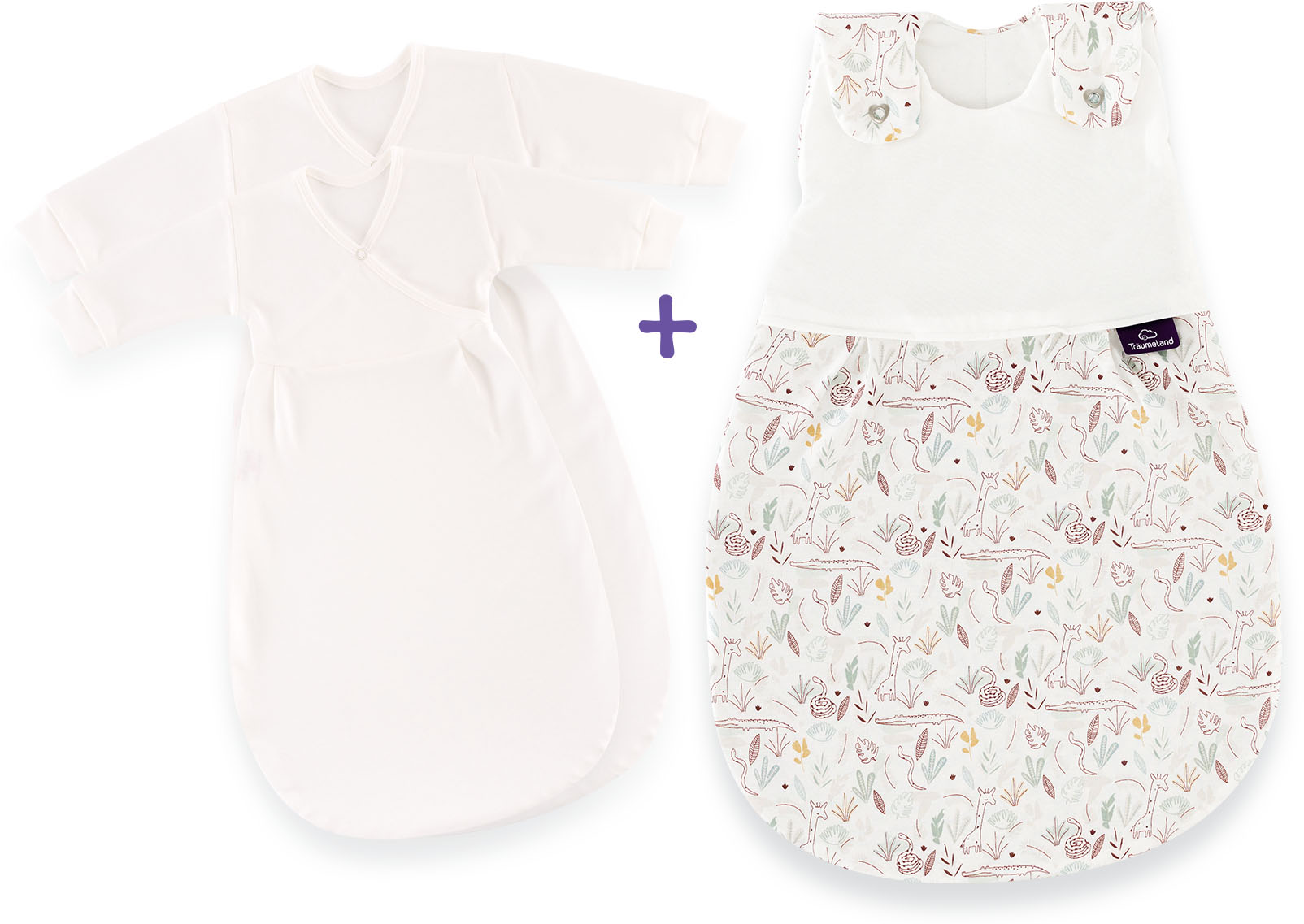 Träumeland Babyschlafsack "3 tlg Set LIEMBICH, Design Dschungel"