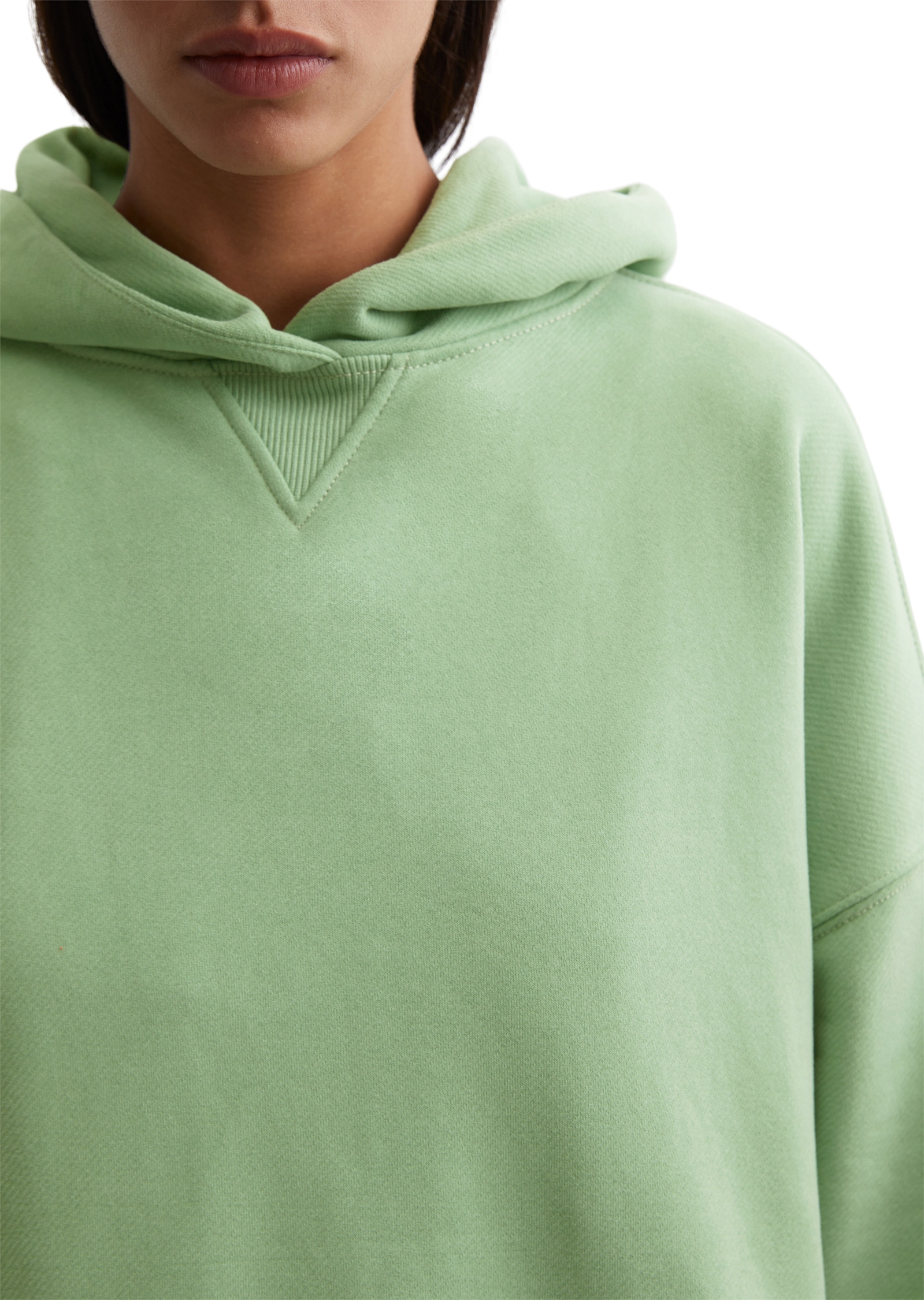 Marc O'Polo DENIM Sweatshirt »mit breitem Rippbund«
